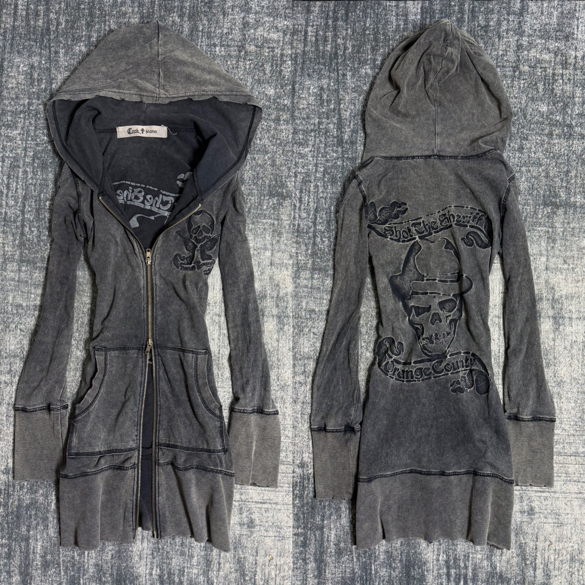 B2V - IOOK JEANS HOODIE༒ vintage streetwear thrift y2k clothing by B2V_BAD2WEAR
