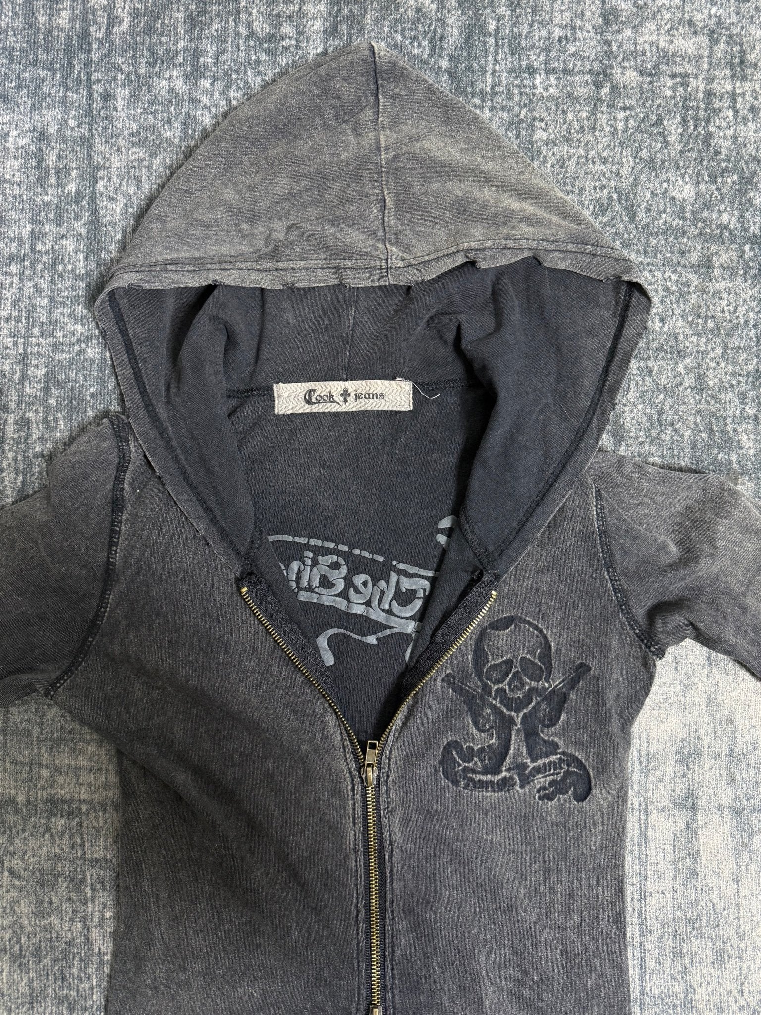 B2V - IOOK JEANS HOODIE༒ vintage streetwear thrift y2k clothing by B2V_BAD2WEAR