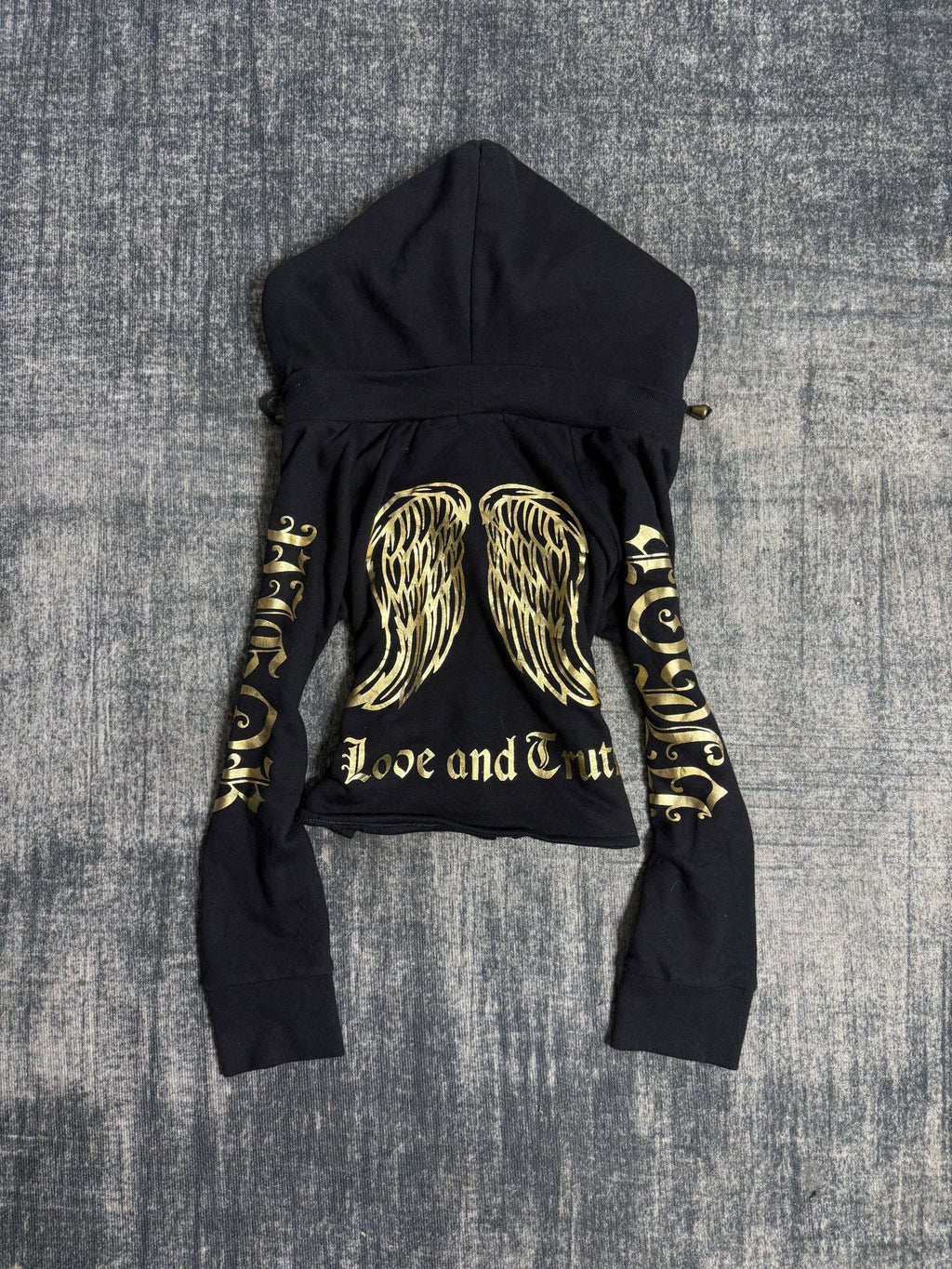 B2V - JE VOUDRAIS HOODIE༒ vintage streetwear thrift y2k clothing by B2V_BAD2WEAR