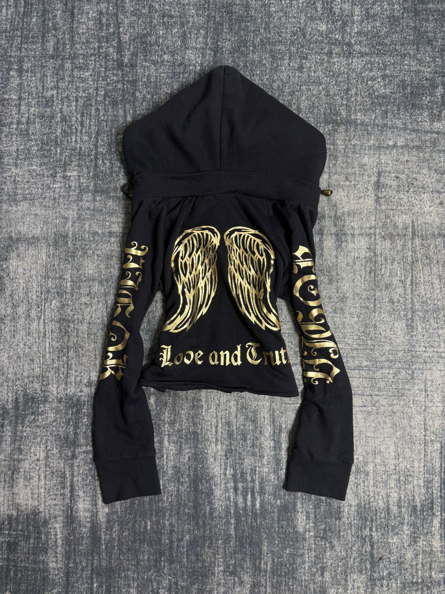 B2V - JE VOUDRAIS HOODIE༒ vintage streetwear thrift y2k clothing by B2V_BAD2WEAR
