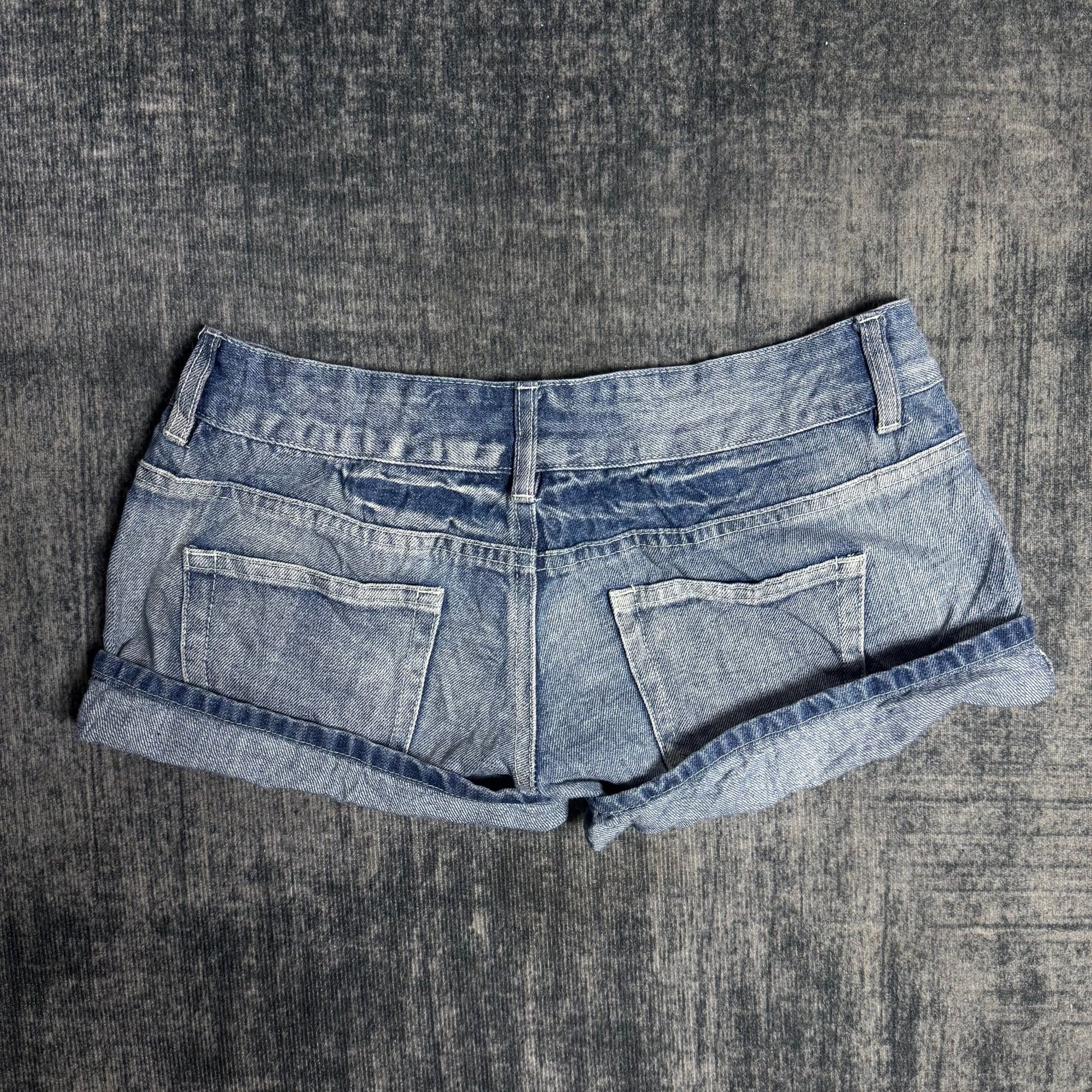 B2V - JP TAG SHORT༒ SS28 vintage streetwear thrift y2k clothing by B2V_BAD2WEAR