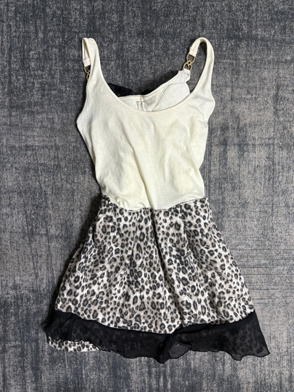 B2V LEOPARD MINI - DRESS ༒ vintage streetwear thrift y2k clothing by B2V_BAD2WEAR