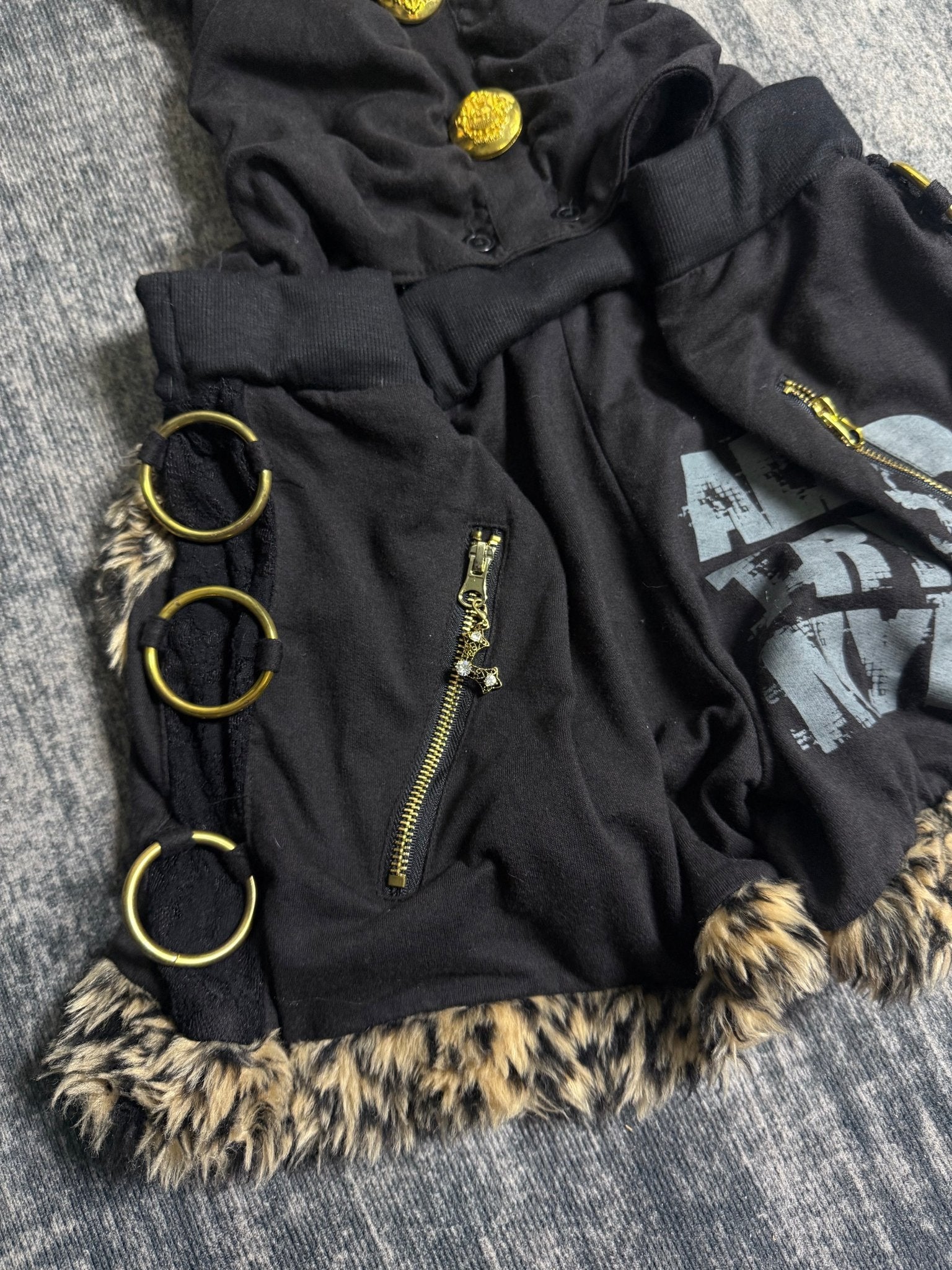 B2V - LEOPARD OVERALLS༒ vintage streetwear thrift y2k clothing by B2V_BAD2WEAR