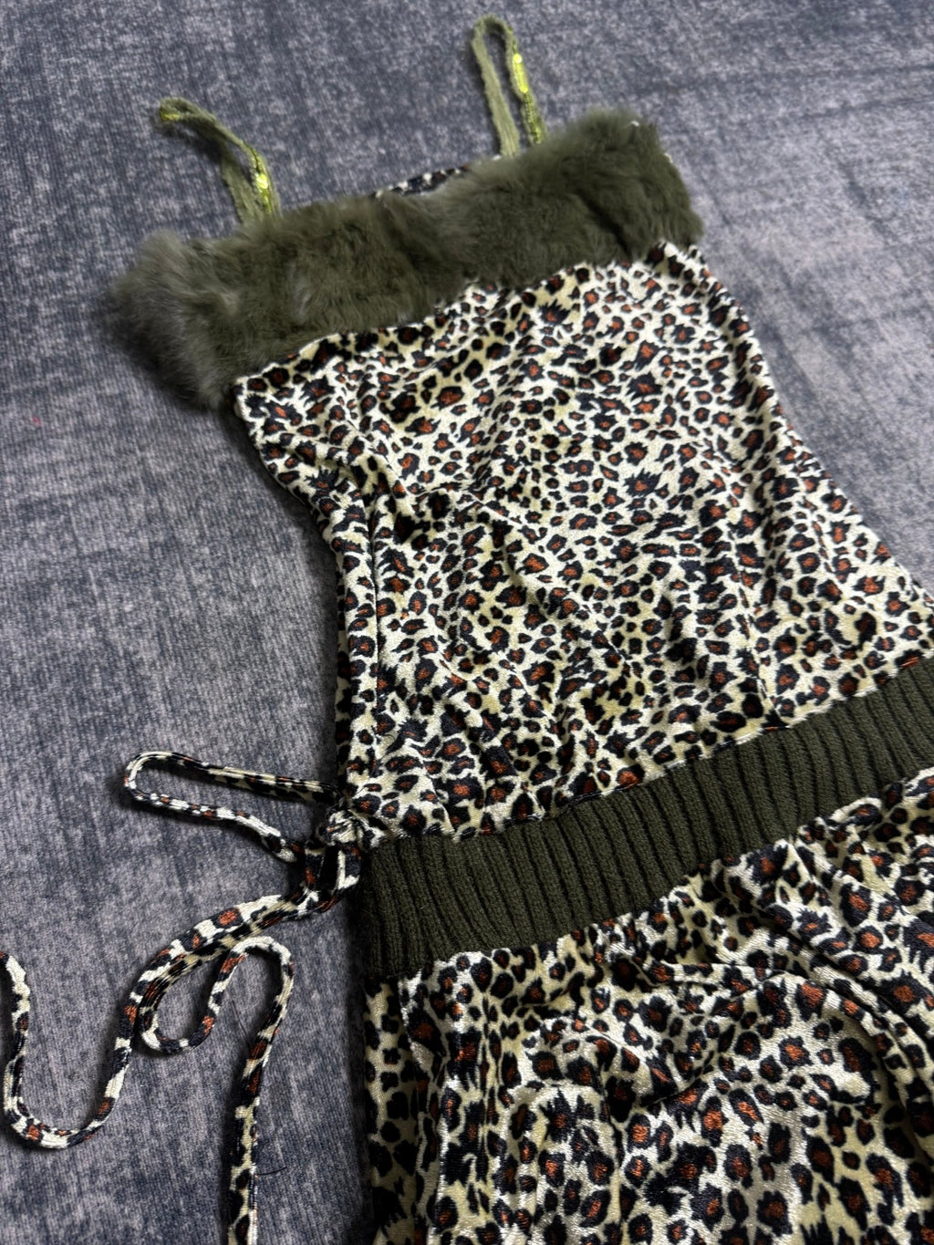 B2V - LEOPARD SUMMER DRESS ༒ vintage streetwear thrift y2k clothing by B2V_BAD2WEAR