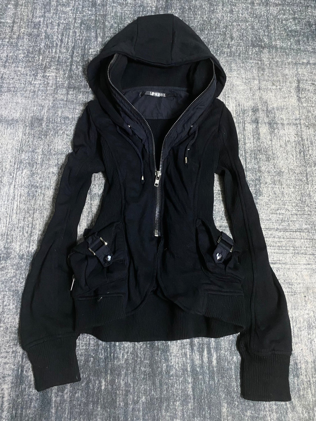 B2V - LIP SERVICE JACKET༒ vintage streetwear thrift y2k clothing by B2V_BAD2WEAR