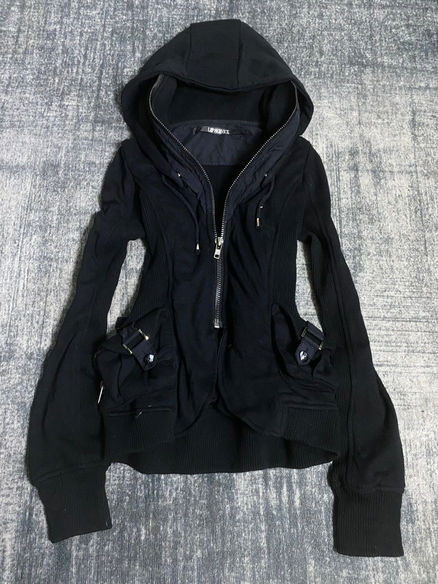 B2V - LIP SERVICE JACKET༒ vintage streetwear thrift y2k clothing by B2V_BAD2WEAR