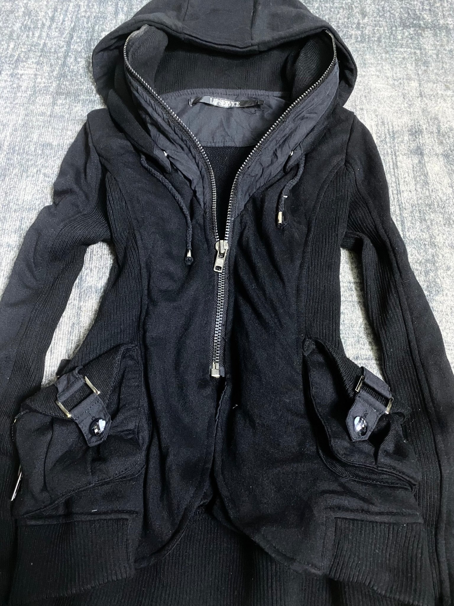 B2V - LIP SERVICE JACKET༒ vintage streetwear thrift y2k clothing by B2V_BAD2WEAR