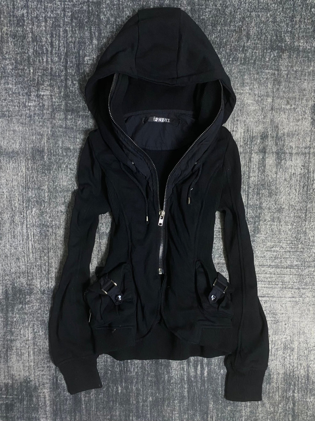 B2V - LIP SERVICE JACKET༒ vintage streetwear thrift y2k clothing by B2V_BAD2WEAR