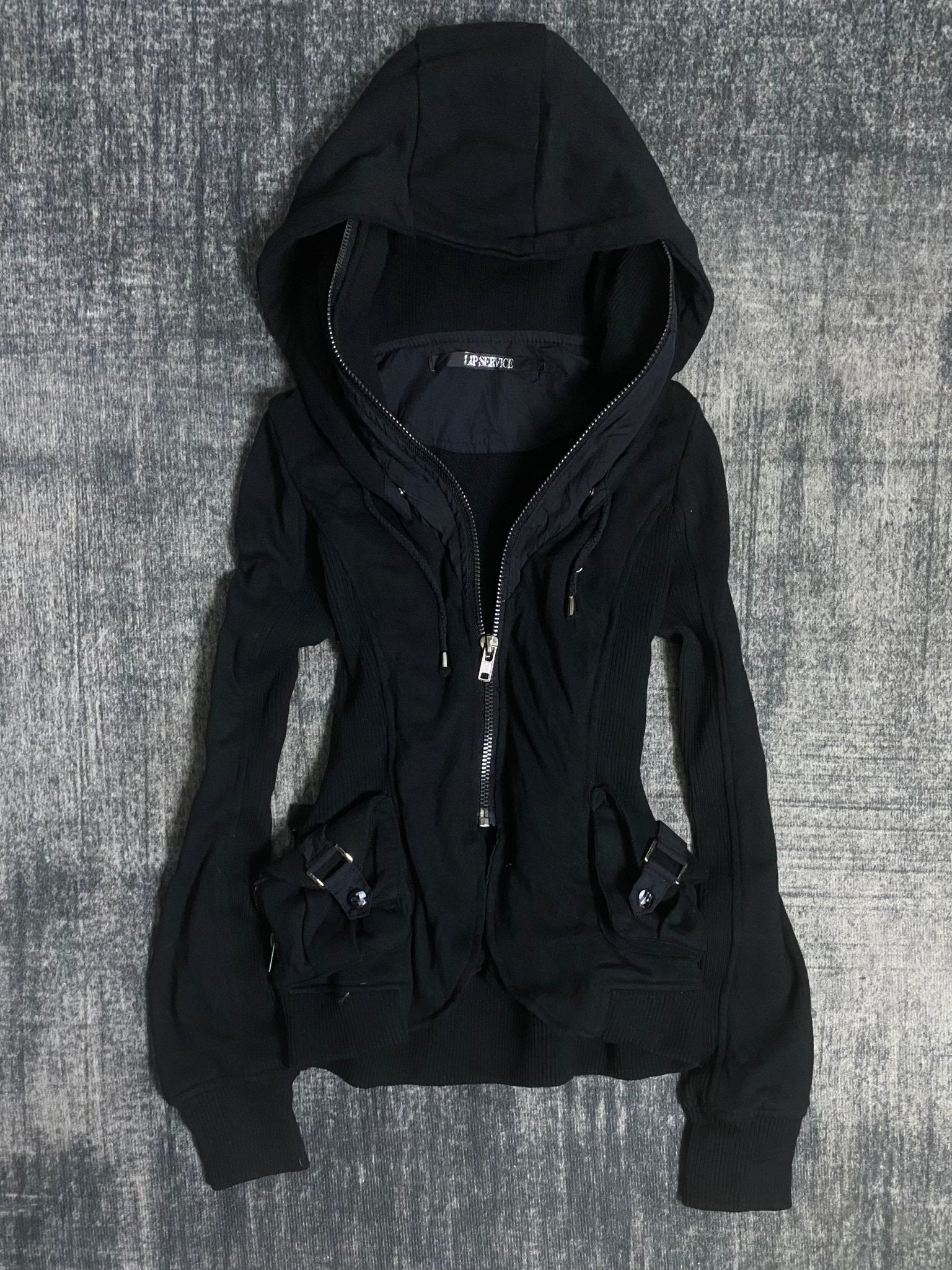 B2V - LIP SERVICE JACKET༒ vintage streetwear thrift y2k clothing by B2V_BAD2WEAR