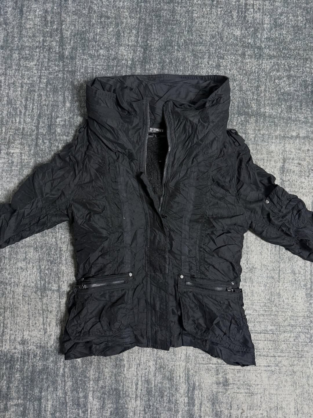 B2V - LIP SERVICE JACKET༒*RARE* vintage streetwear thrift y2k clothing by B2V_BAD2WEAR