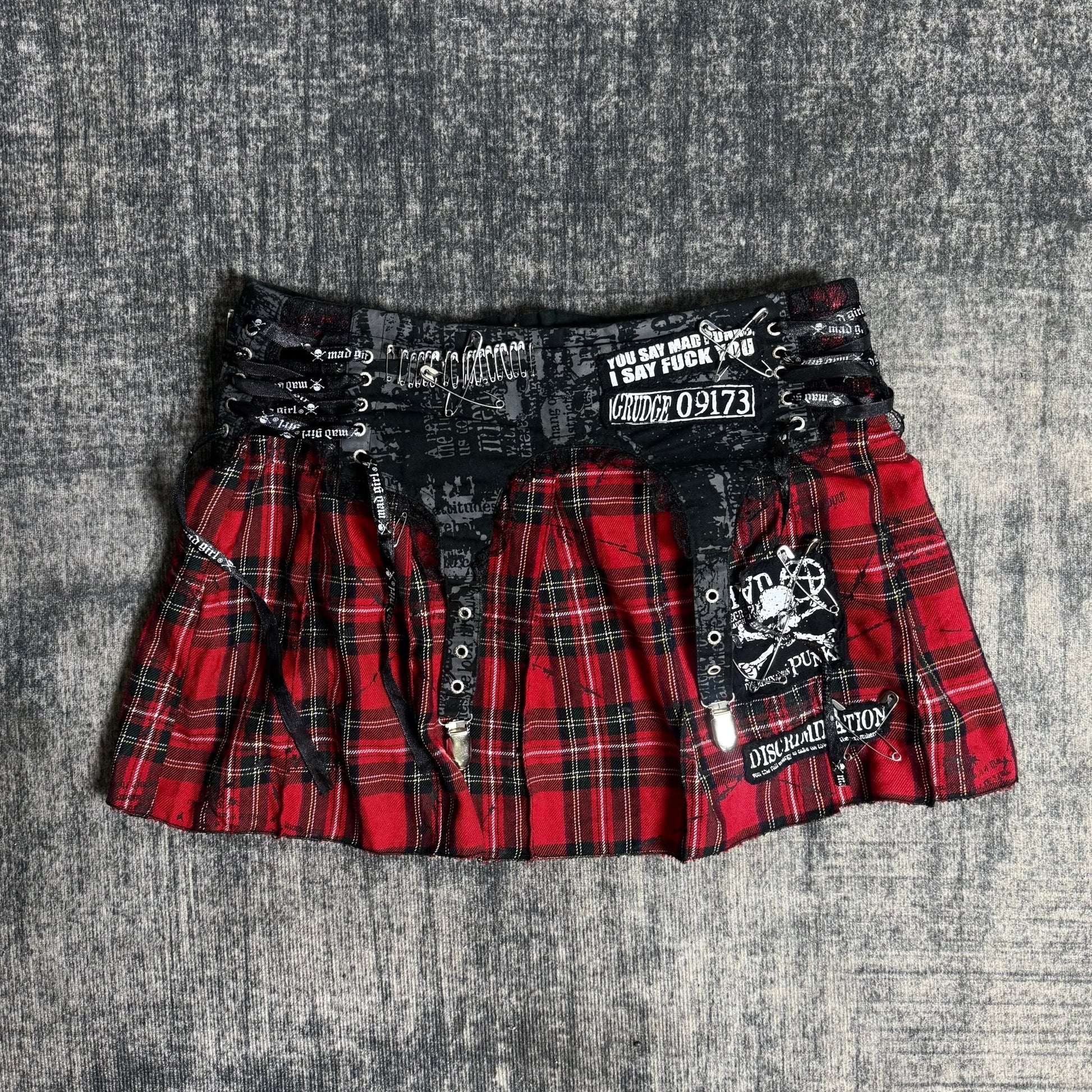 B2V - MAD PUNK SKIRTS༒ vintage streetwear thrift y2k clothing by B2V_BAD2WEAR