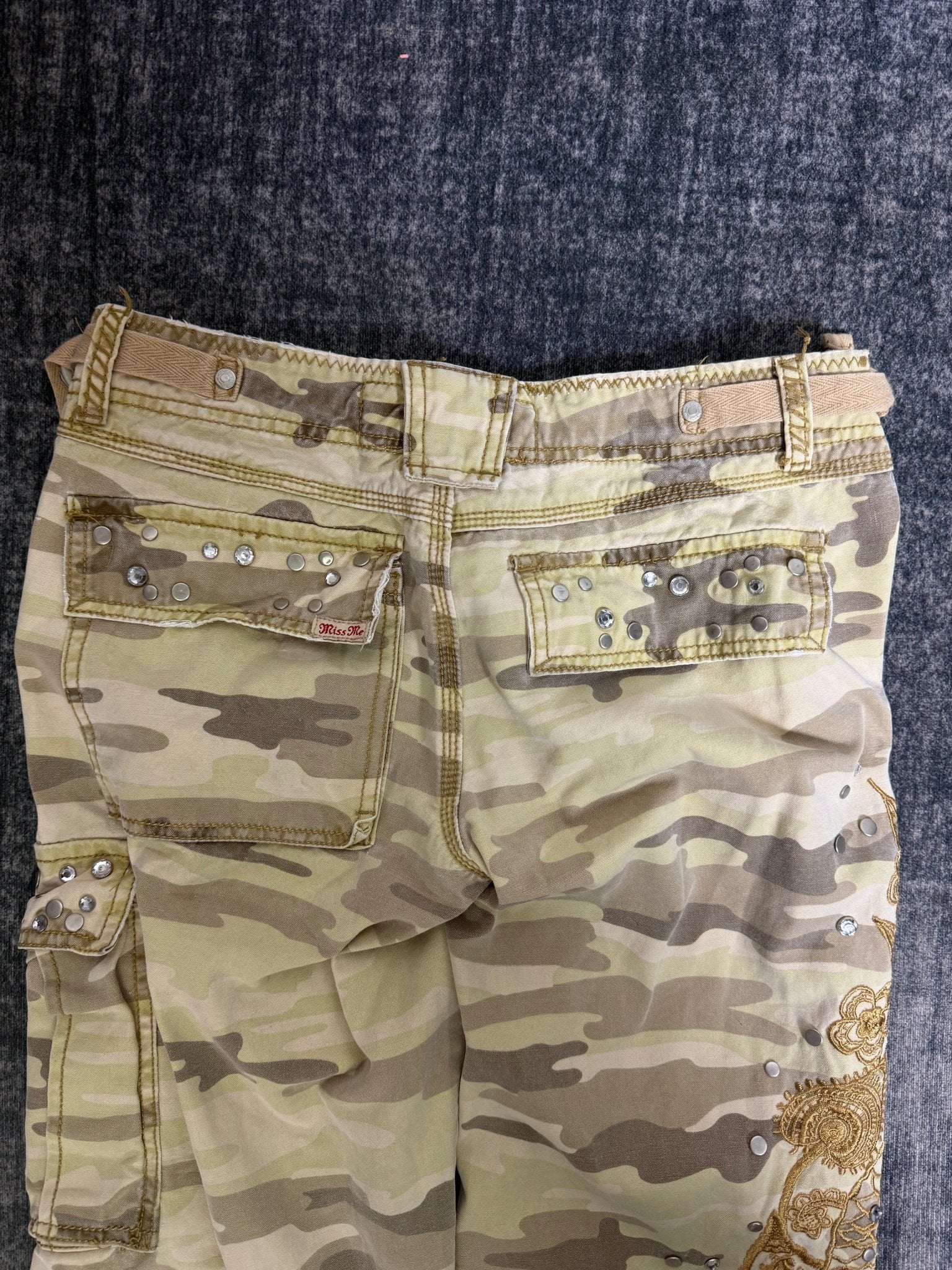 B2V - MISS ME CARGO PANT༒ vintage streetwear thrift y2k clothing by B2V_BAD2WEAR