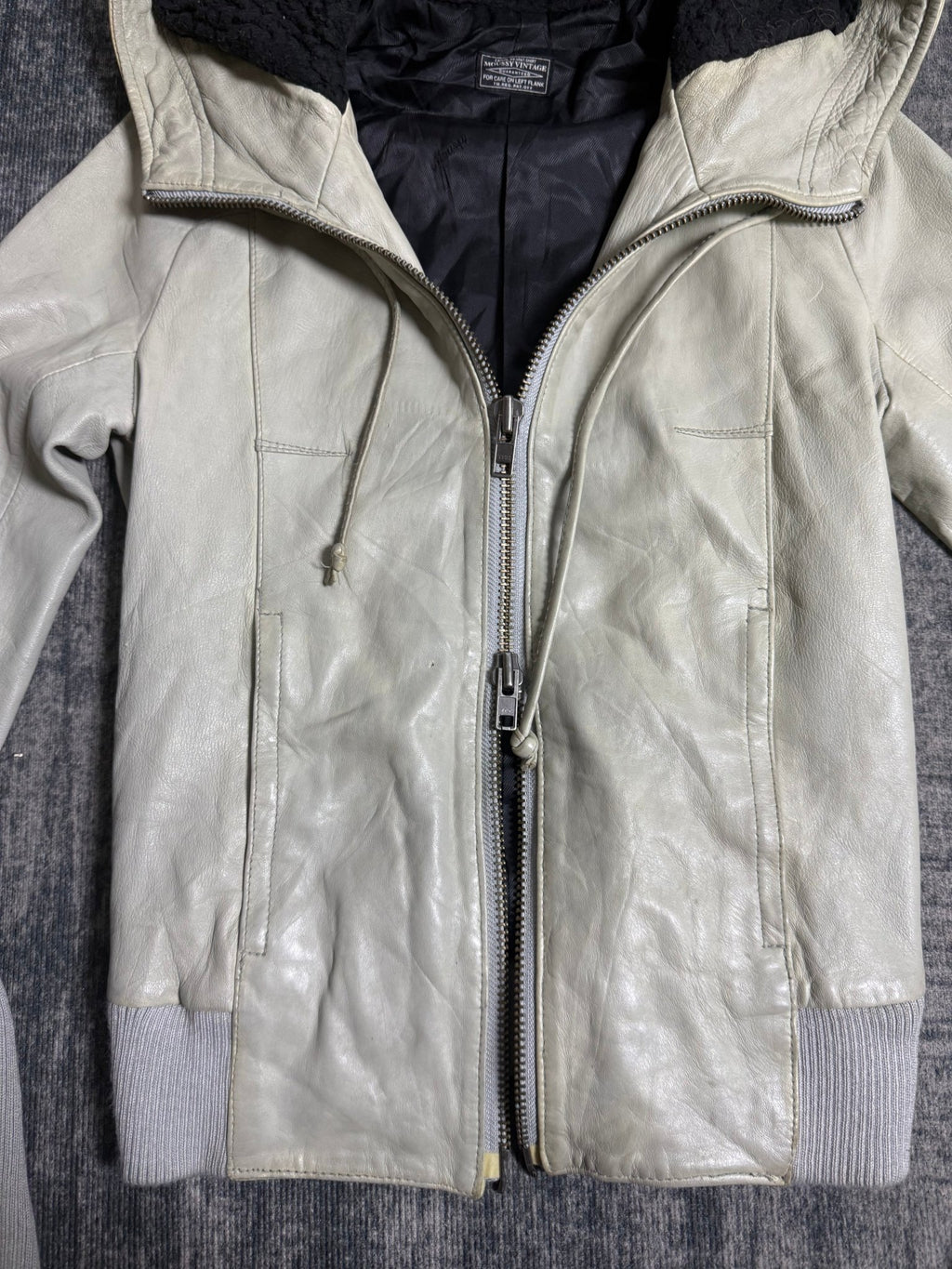 B2V - MOUSSY LEATHER JACKETS ༒ *RARE* vintage streetwear thrift y2k clothing by B2V_BAD2WEAR