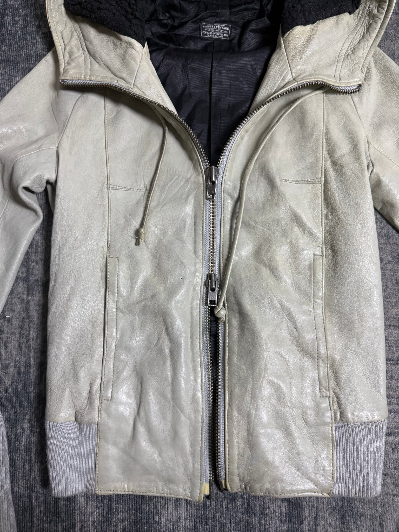 B2V - MOUSSY LEATHER JACKETS ༒ *RARE* vintage streetwear thrift y2k clothing by B2V_BAD2WEAR