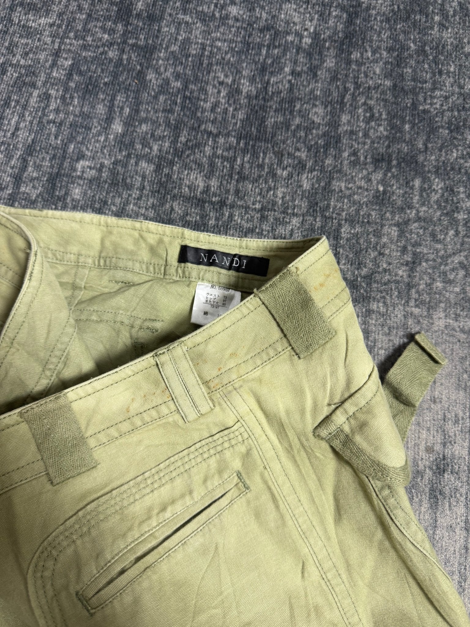 B2V - NANDI CARGO PANT ༒ vintage streetwear thrift y2k clothing by B2V_BAD2WEAR