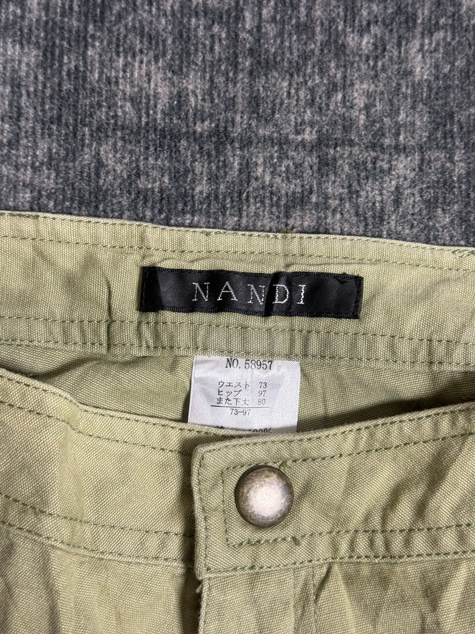 B2V - NANDI CARGO PANT ༒ vintage streetwear thrift y2k clothing by B2V_BAD2WEAR