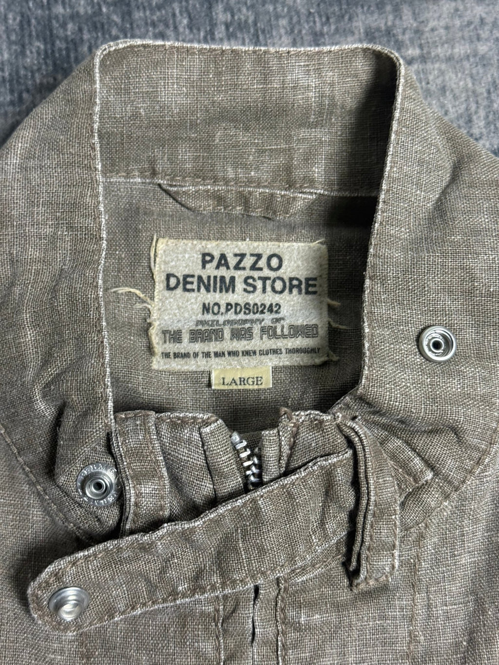 B2V - PAZZO DENIM JACKET༒ vintage streetwear thrift y2k clothing by B2V_BAD2WEAR