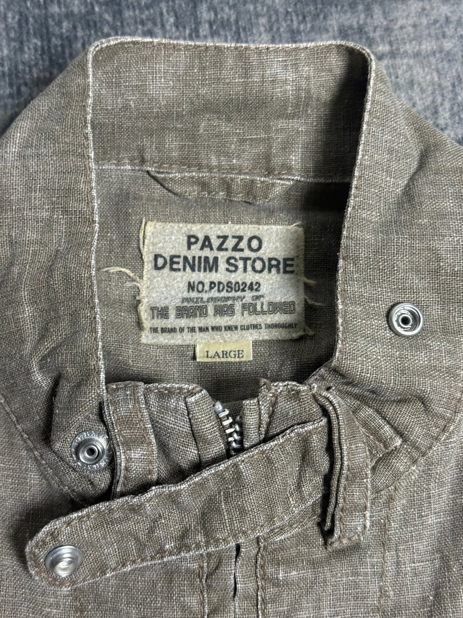 B2V - PAZZO DENIM JACKET༒ vintage streetwear thrift y2k clothing by B2V_BAD2WEAR