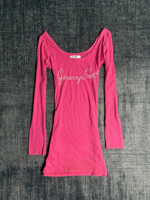 B2V - PINK LONG SLEEV ༒ vintage streetwear thrift y2k clothing by B2V_BAD2WEAR