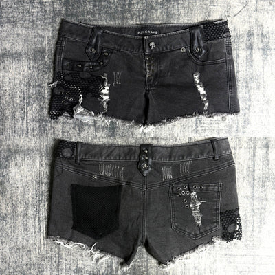 B2V- PUNK RAVE DEMIN SHORT༒