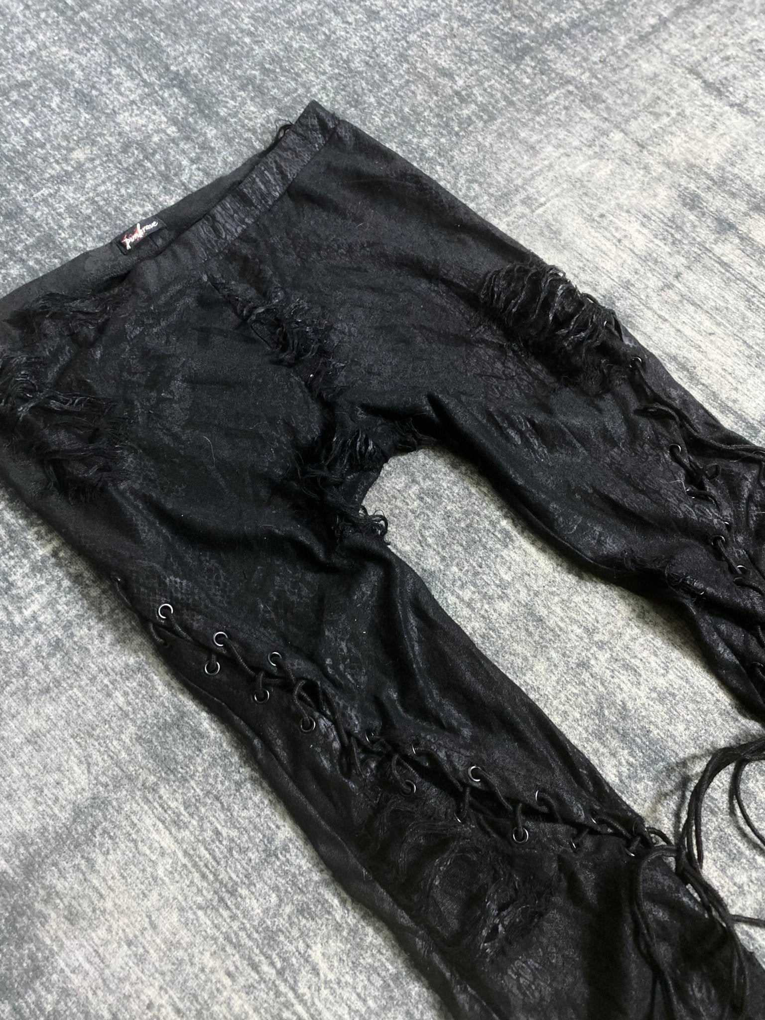 B2V - PUNK RAVE PANT༒ vintage streetwear thrift y2k clothing by B2V_BAD2WEAR