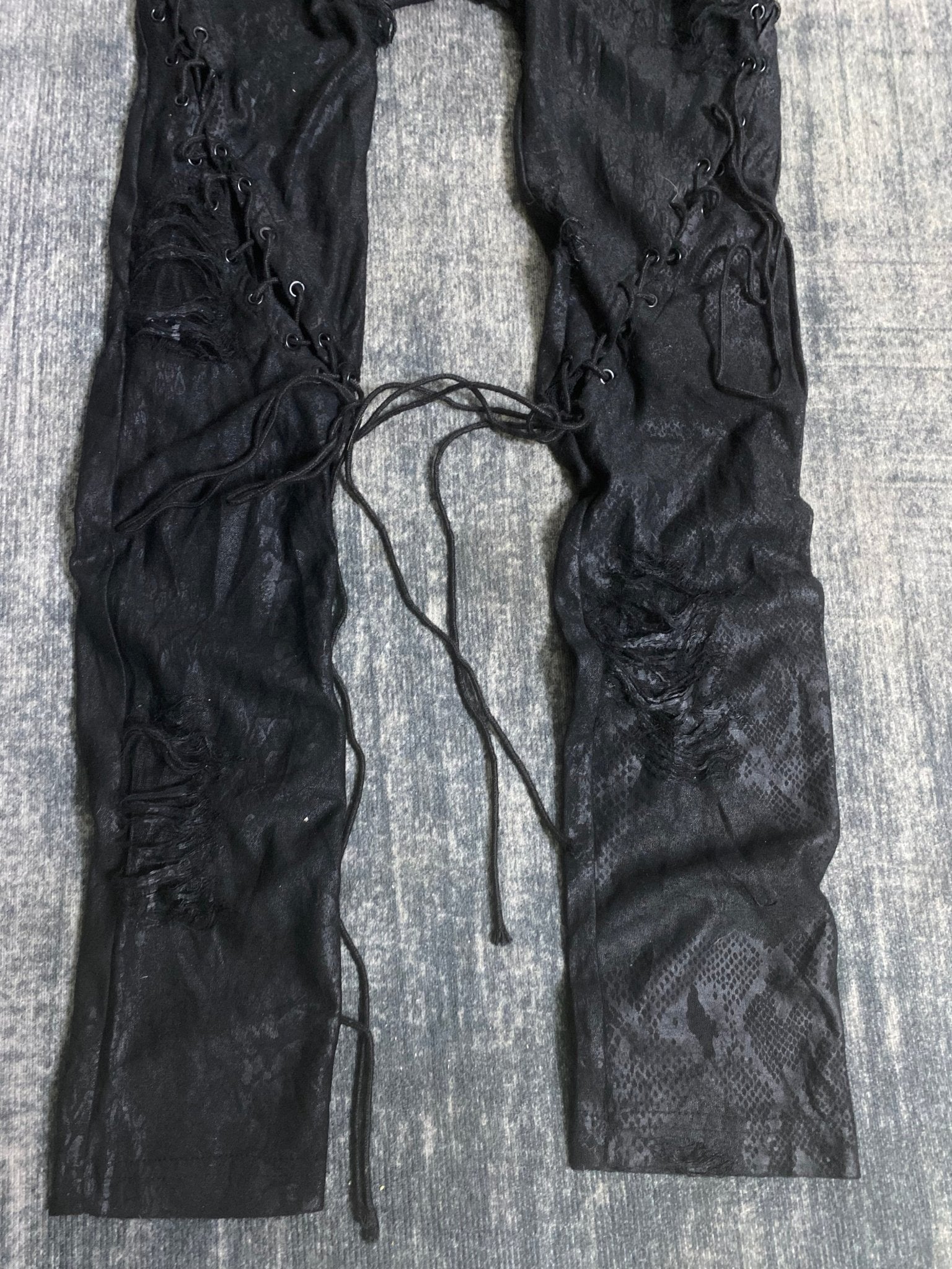 B2V - PUNK RAVE PANT༒ vintage streetwear thrift y2k clothing by B2V_BAD2WEAR