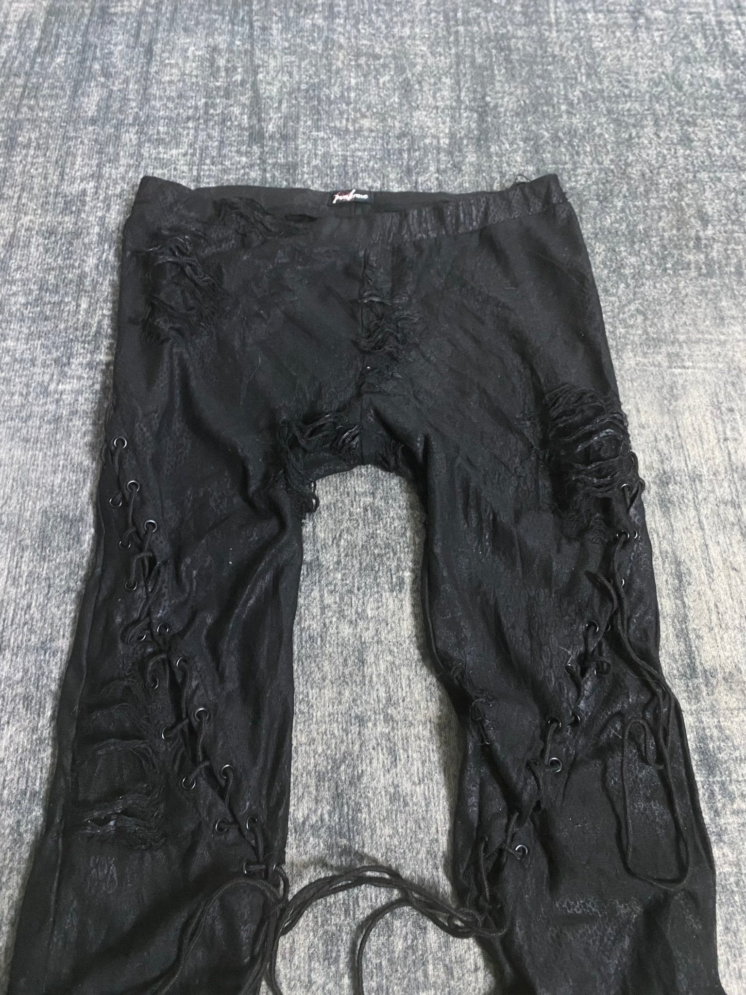 B2V - PUNK RAVE PANT༒ vintage streetwear thrift y2k clothing by B2V_BAD2WEAR