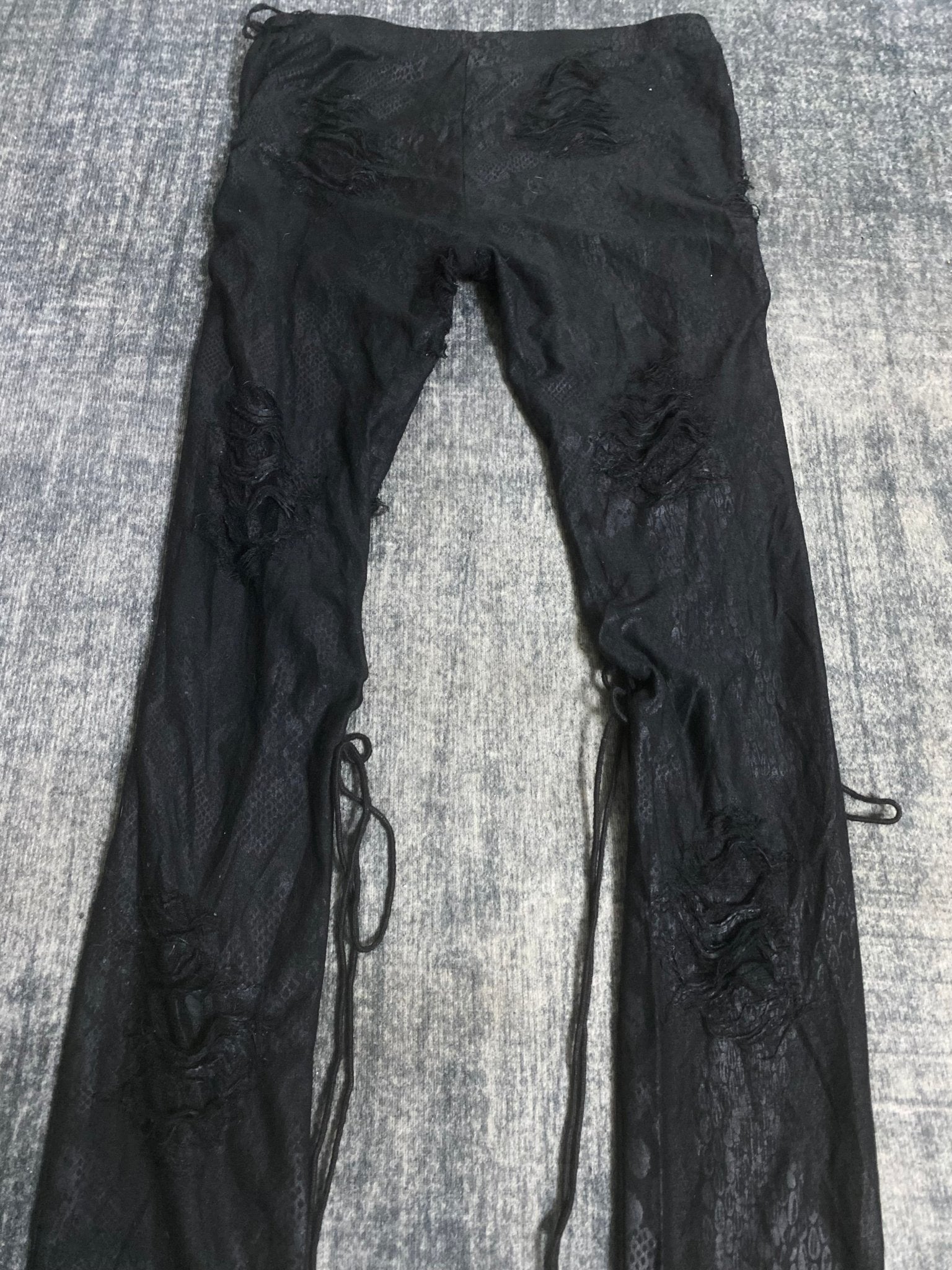 B2V - PUNK RAVE PANT༒ vintage streetwear thrift y2k clothing by B2V_BAD2WEAR