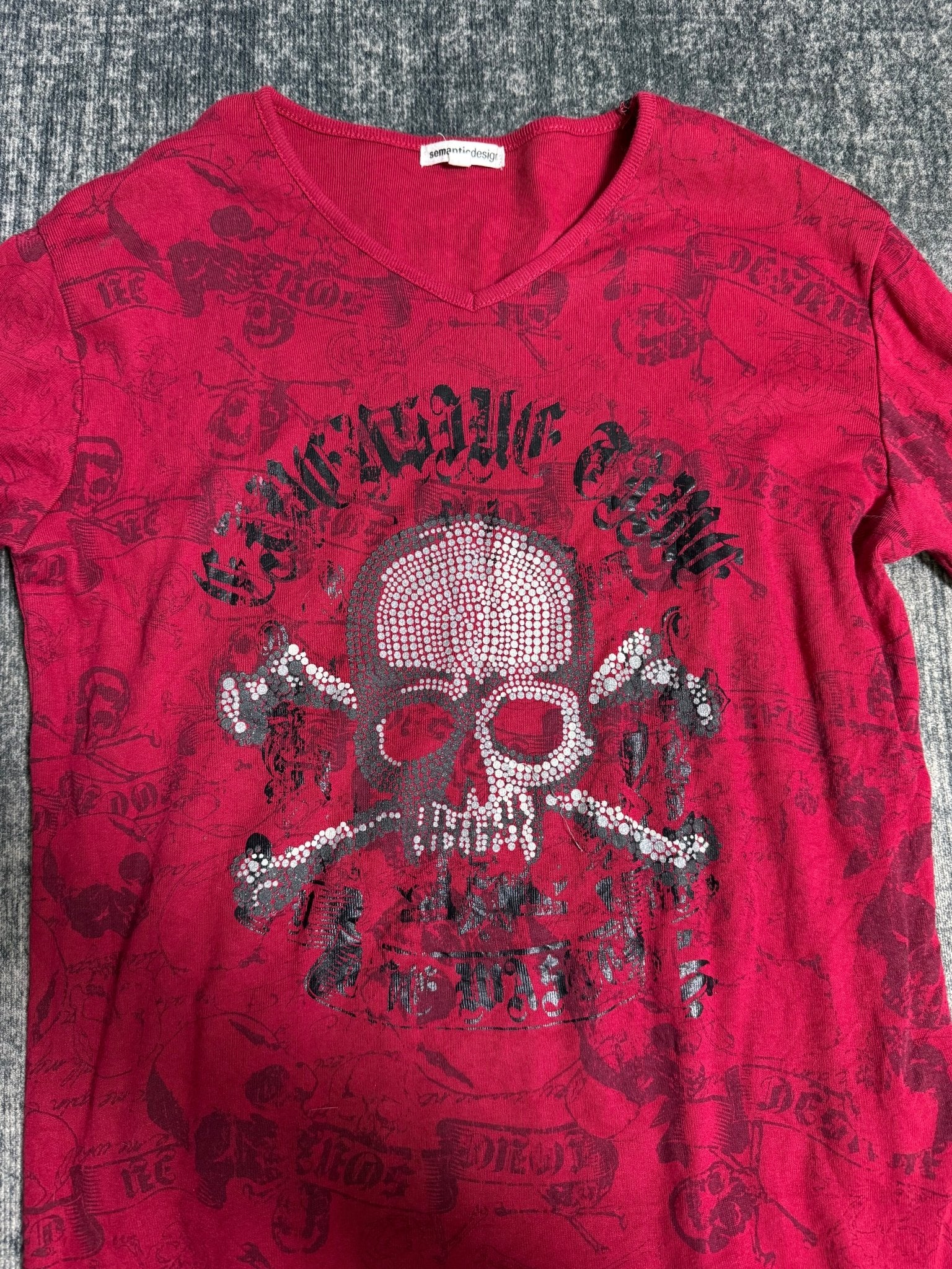 B2V - SEMANTIC DESIGN SHIRT༒ vintage streetwear thrift y2k clothing by B2V_BAD2WEAR