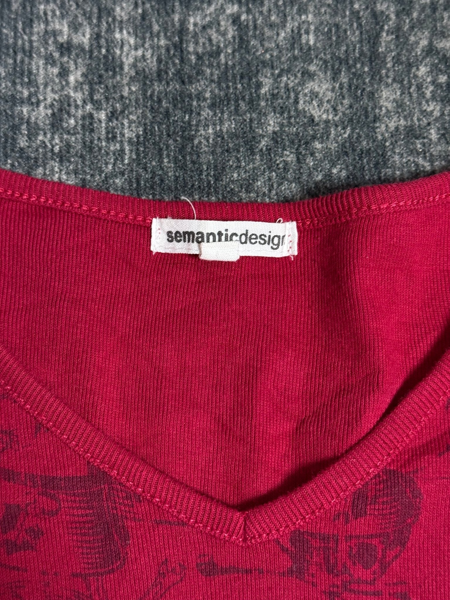 B2V - SEMANTIC DESIGN SHIRT༒ vintage streetwear thrift y2k clothing by B2V_BAD2WEAR