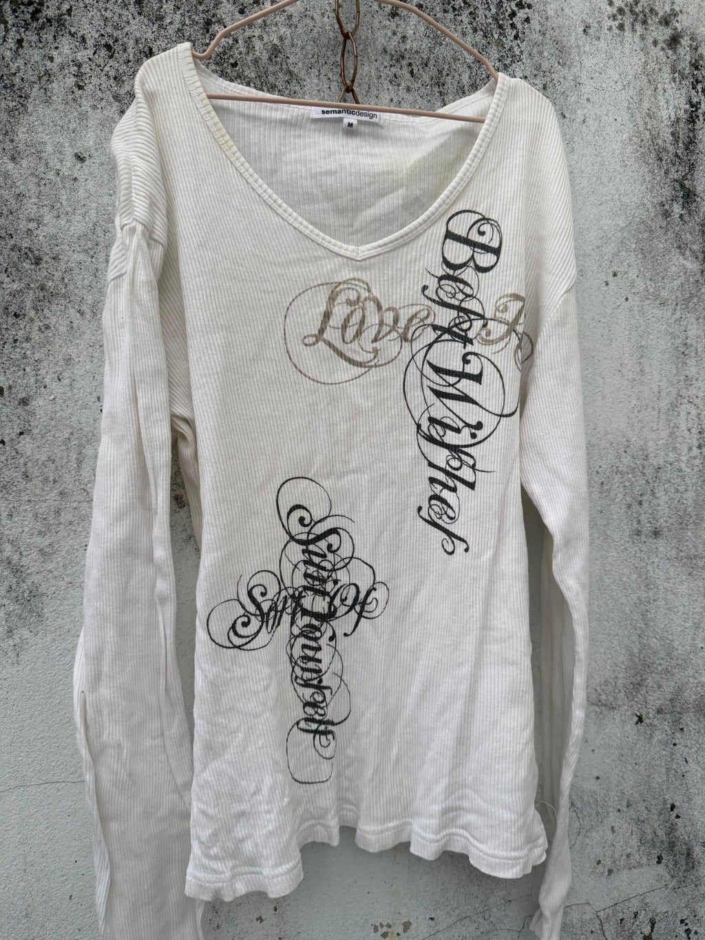 B2V - SEMANTIC DESIGN SHIRT༒ vintage streetwear thrift y2k clothing by B2V_BAD2WEAR