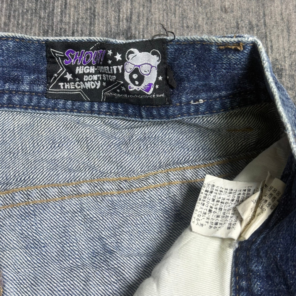 B2V - SHOUT SHORT༒SS22 vintage streetwear thrift y2k clothing by B2V_BAD2WEAR