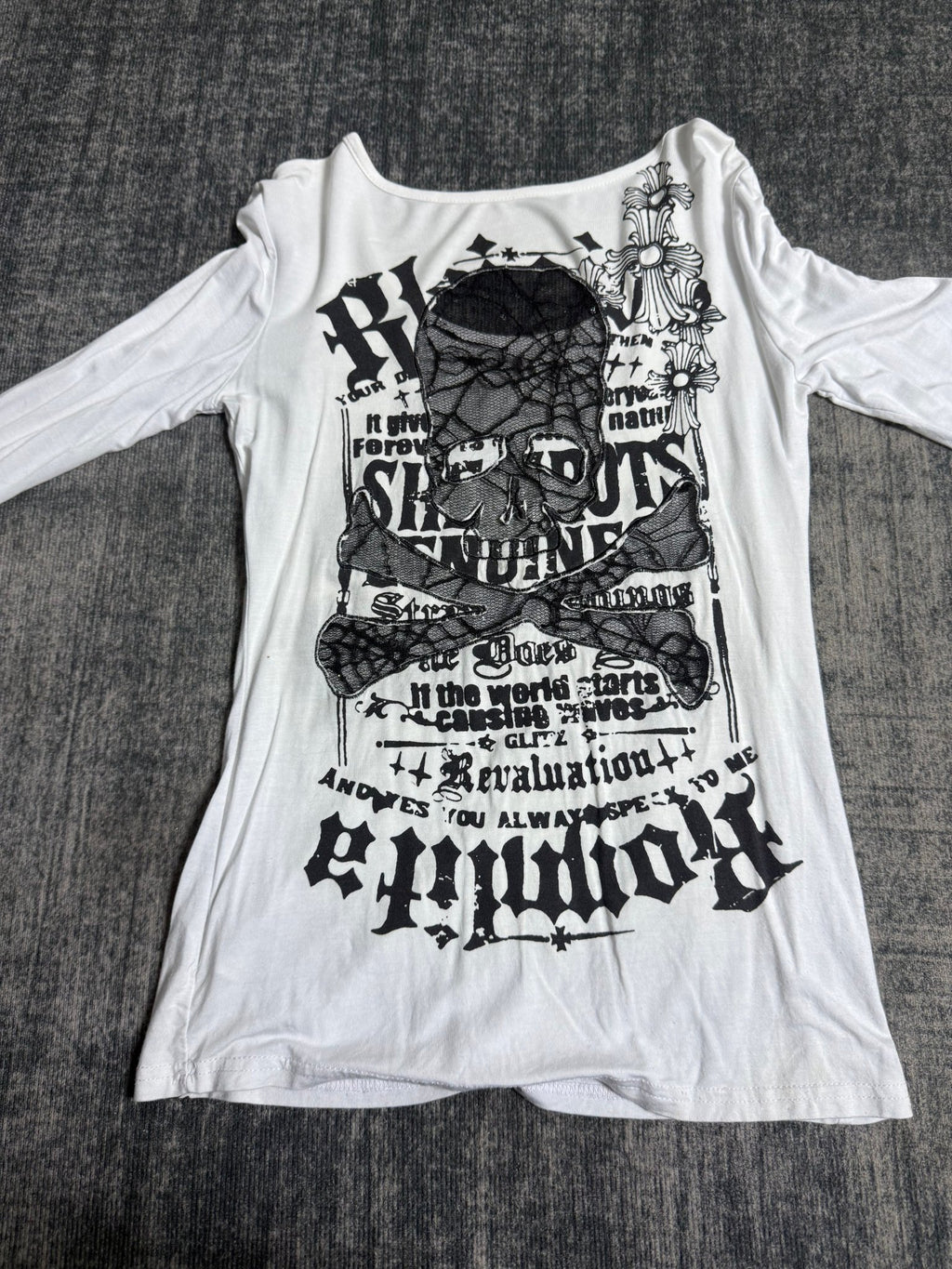 B2V - SKULL JP TOP༒ vintage streetwear thrift y2k clothing by B2V_BAD2WEAR