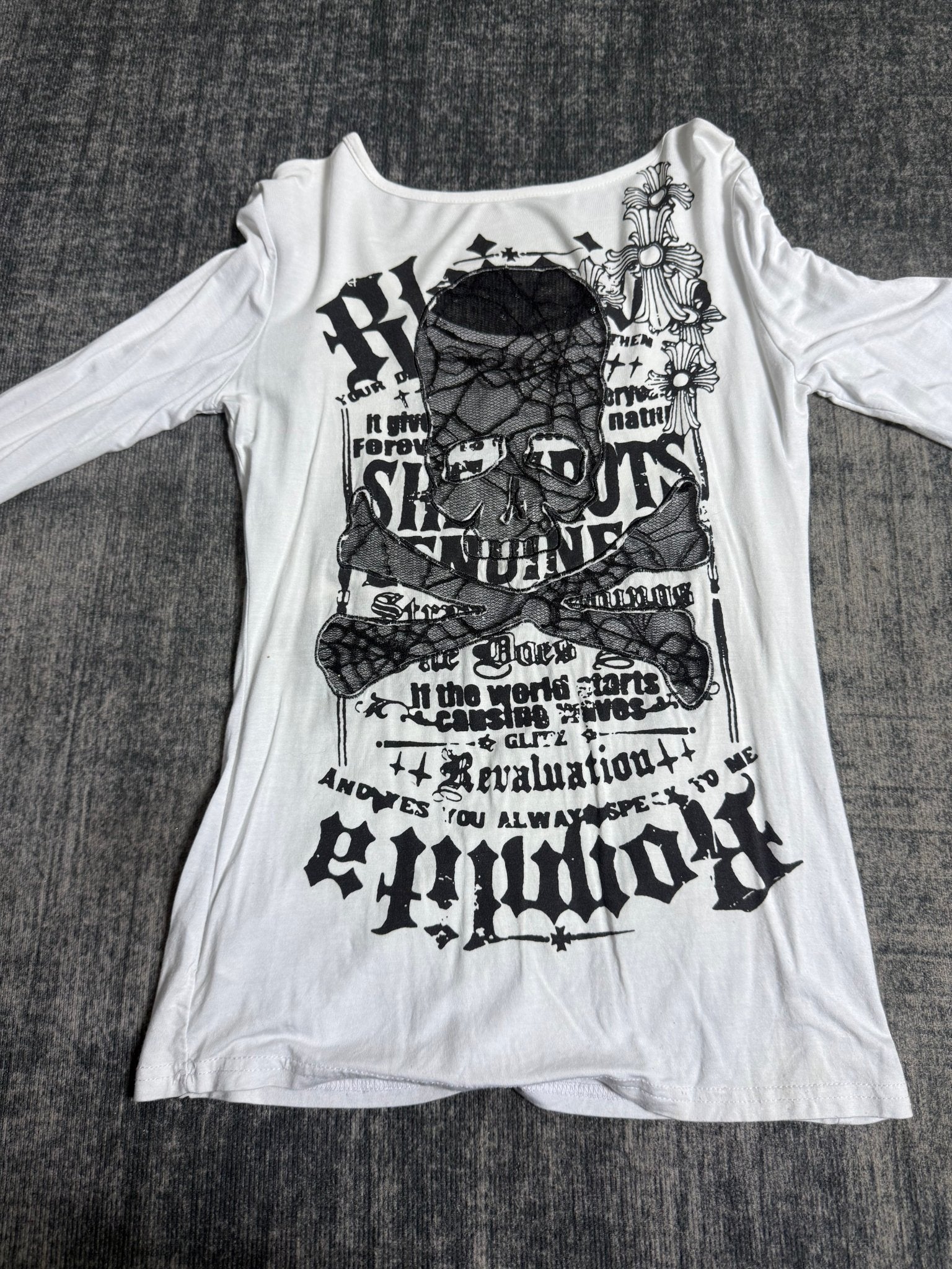 B2V - SKULL JP TOP༒ vintage streetwear thrift y2k clothing by B2V_BAD2WEAR