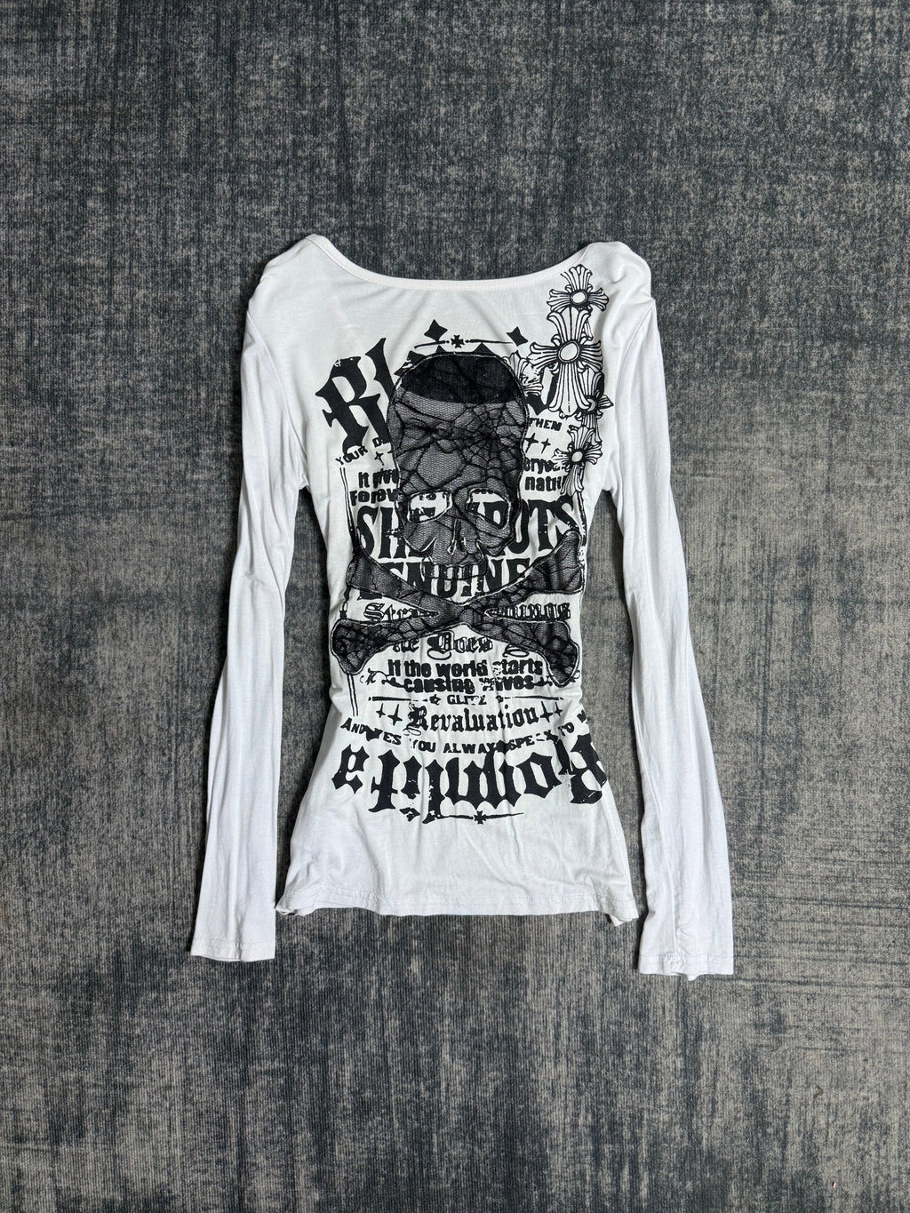 B2V - SKULL JP TOP༒ vintage streetwear thrift y2k clothing by B2V_BAD2WEAR