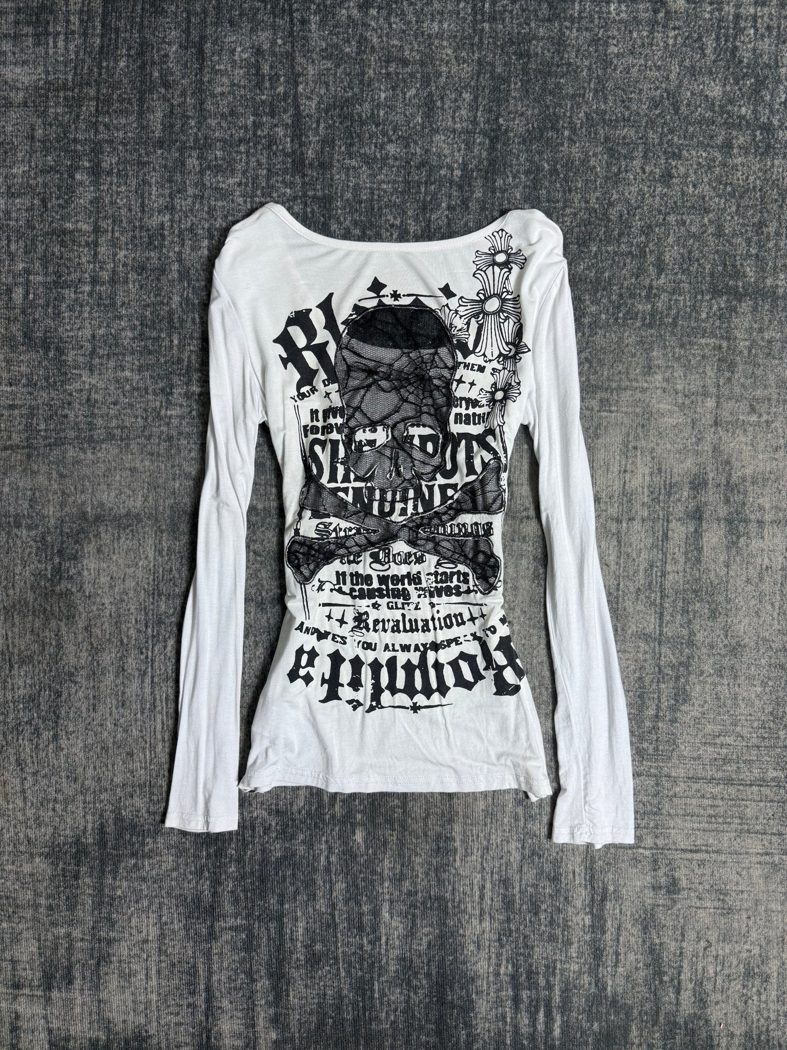 B2V - SKULL JP TOP༒ vintage streetwear thrift y2k clothing by B2V_BAD2WEAR