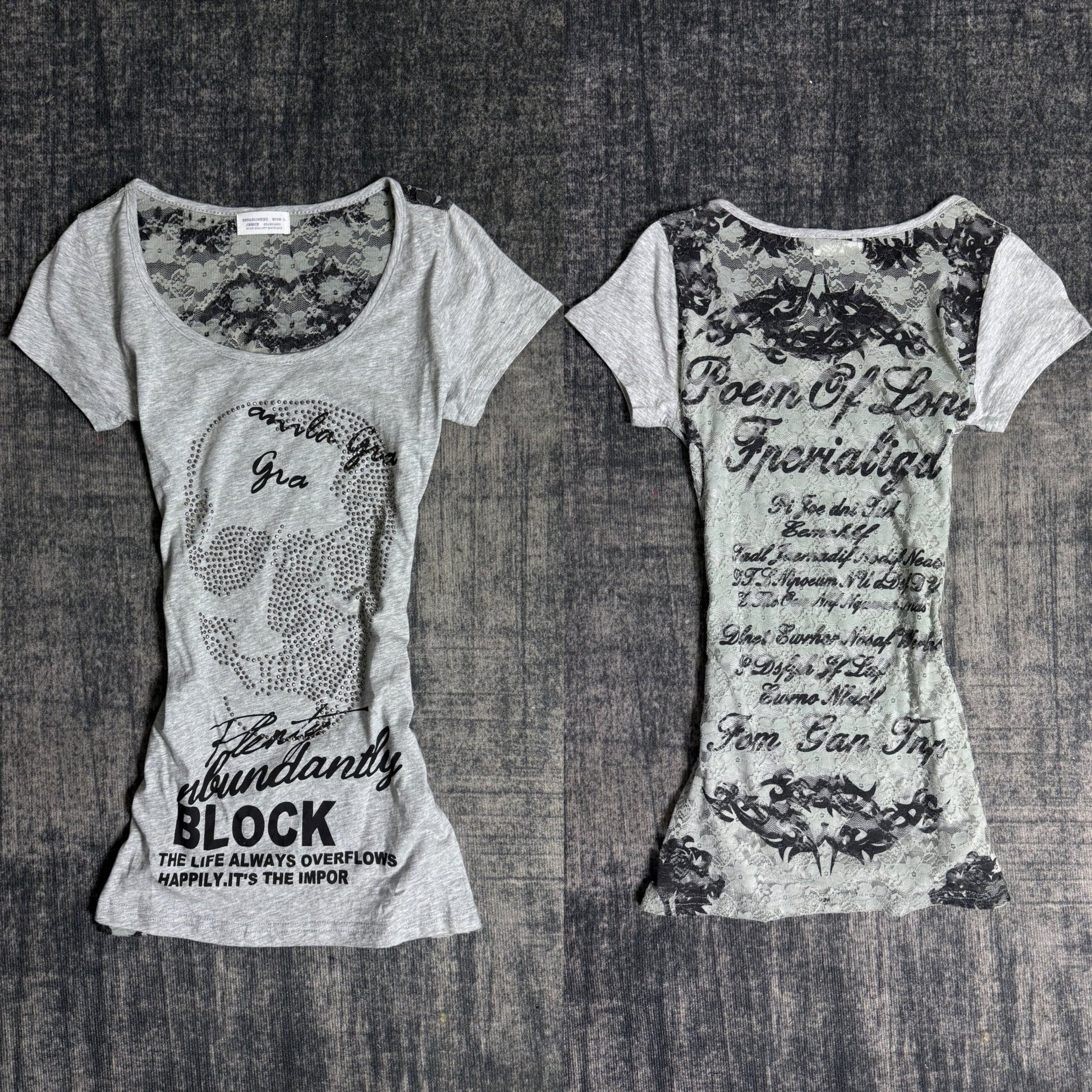 B2V - SKULL LACE GT ༒ vintage streetwear thrift y2k clothing by B2V_BAD2WEAR