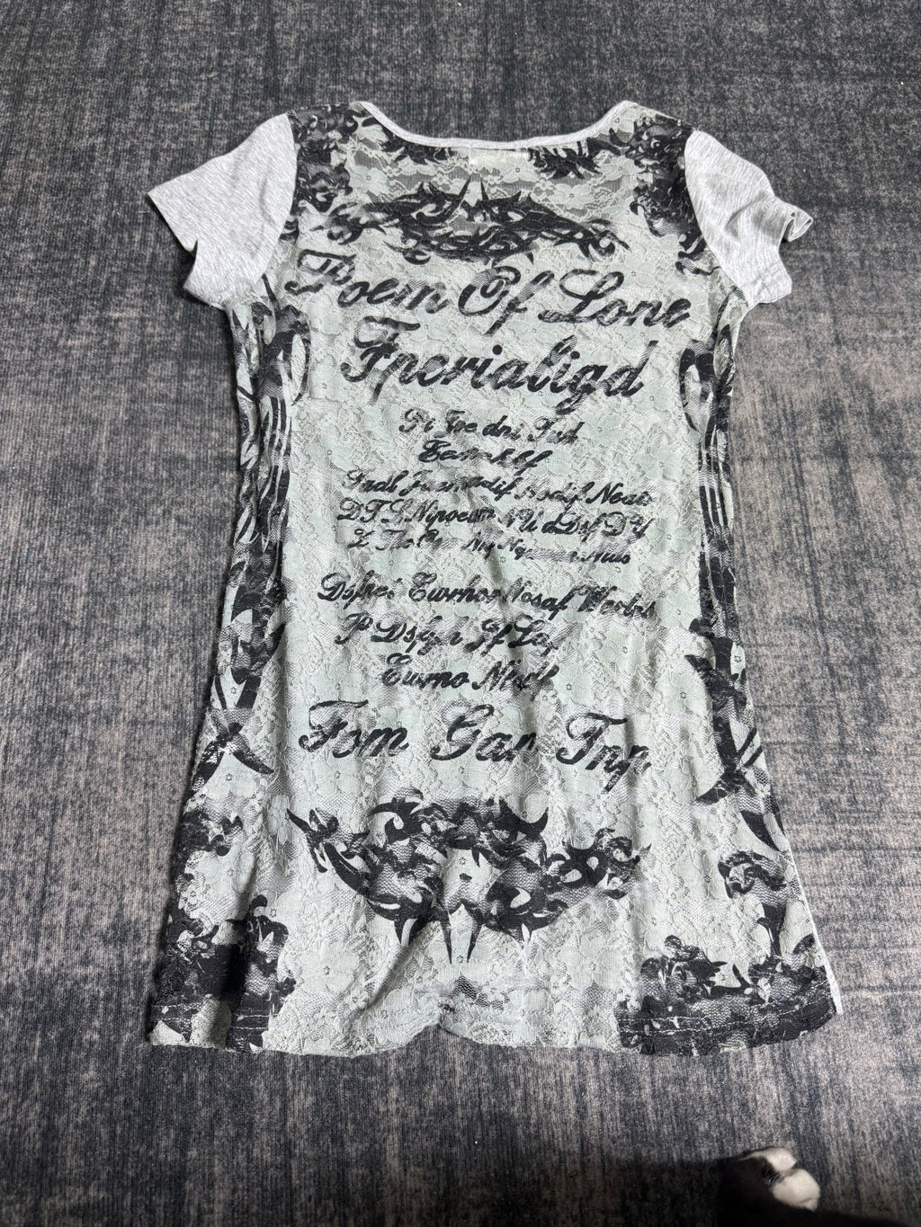 B2V - SKULL LACE GT ༒ vintage streetwear thrift y2k clothing by B2V_BAD2WEAR