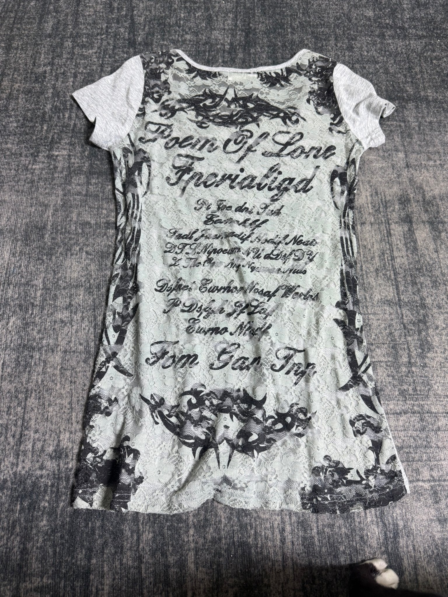 B2V - SKULL LACE GT ༒ vintage streetwear thrift y2k clothing by B2V_BAD2WEAR