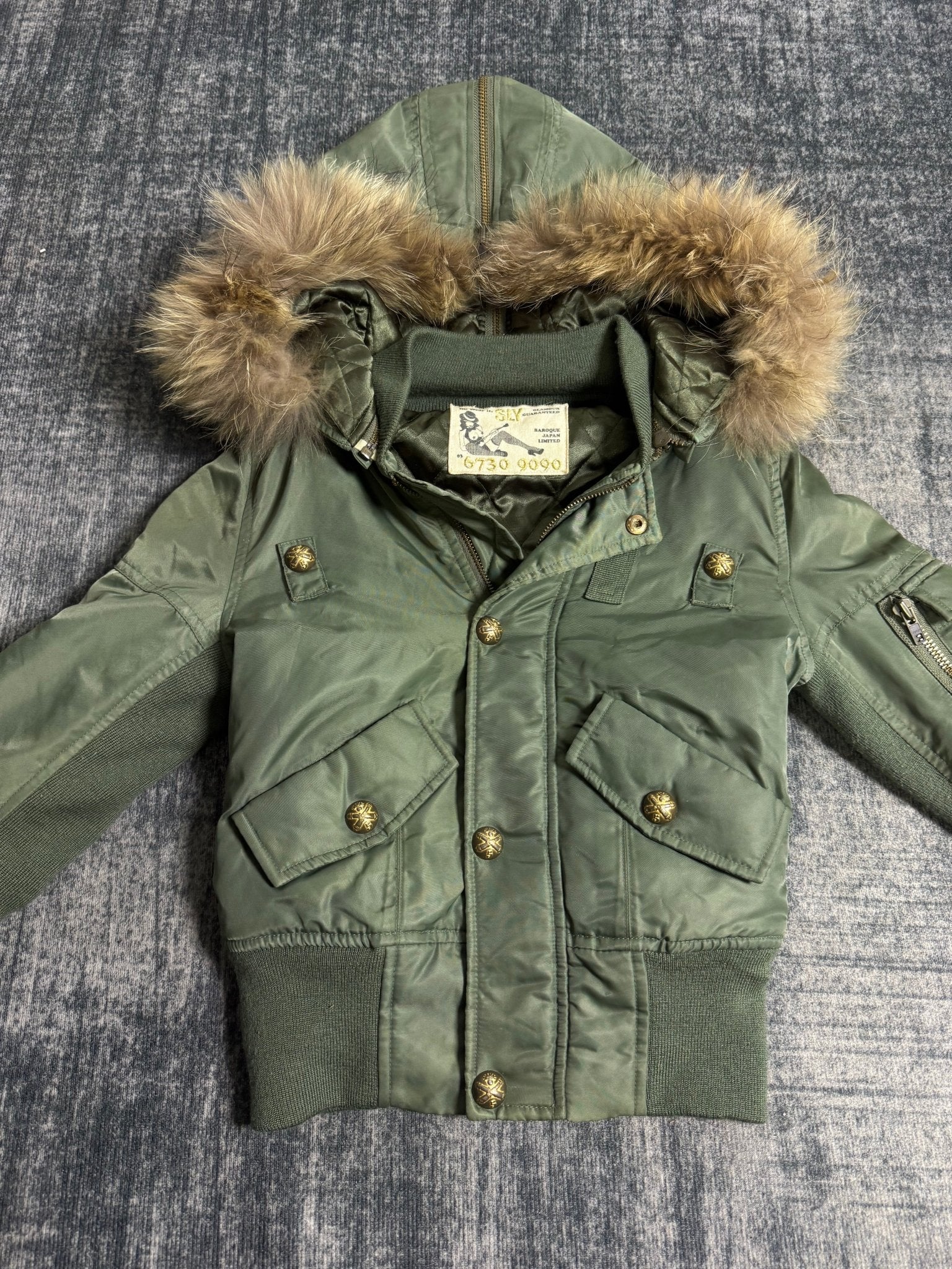 B2V - SLY G CROP JACKET ༒ vintage streetwear thrift y2k clothing by B2V_BAD2WEAR