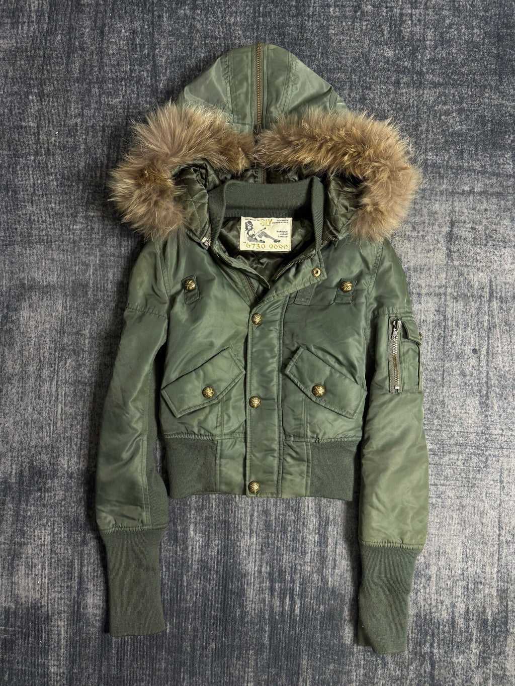 B2V - SLY G CROP JACKET ༒ vintage streetwear thrift y2k clothing by B2V_BAD2WEAR