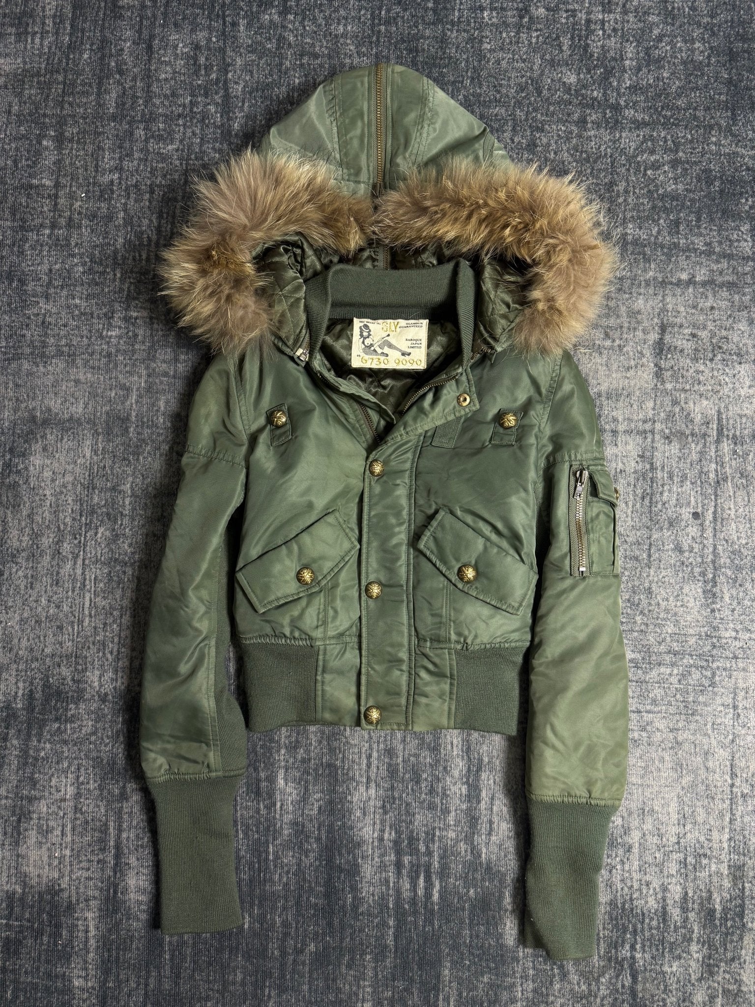 B2V - SLY G CROP JACKET ༒ vintage streetwear thrift y2k clothing by B2V_BAD2WEAR