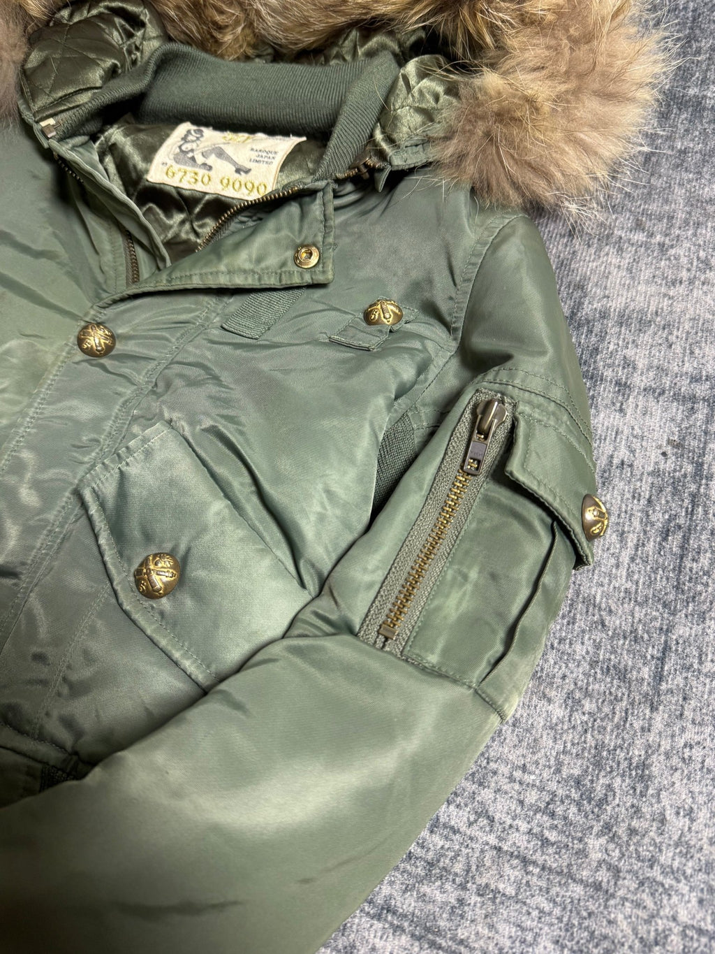 B2V - SLY G CROP JACKET ༒ vintage streetwear thrift y2k clothing by B2V_BAD2WEAR