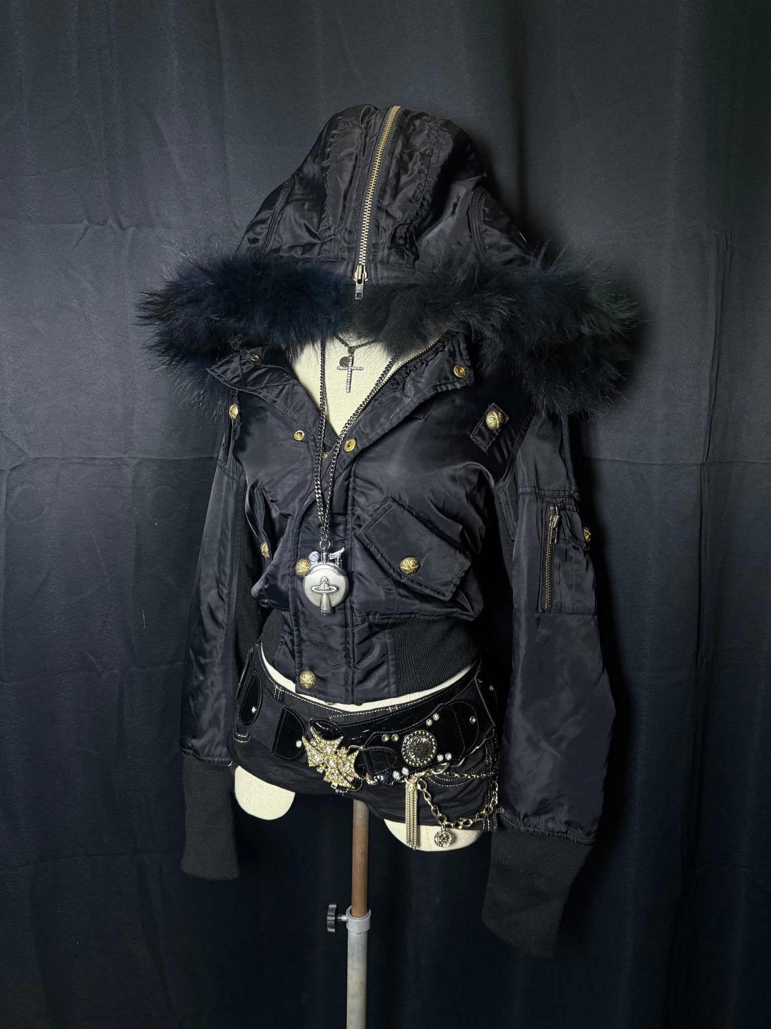 B2V - SLY HALf JACKET(2)༒ vintage streetwear thrift y2k clothing by B2V_BAD2WEAR