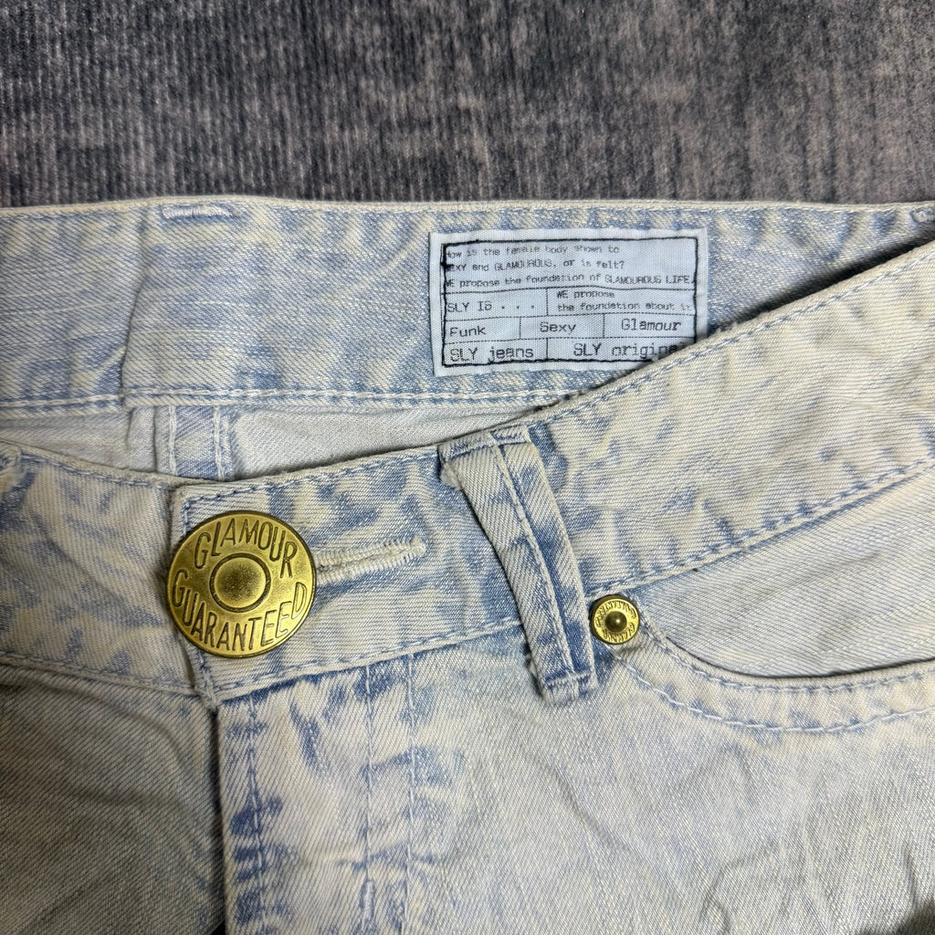 B2V - SLY JEAN SHORT༒ SS27 vintage streetwear thrift y2k clothing by B2V_BAD2WEAR