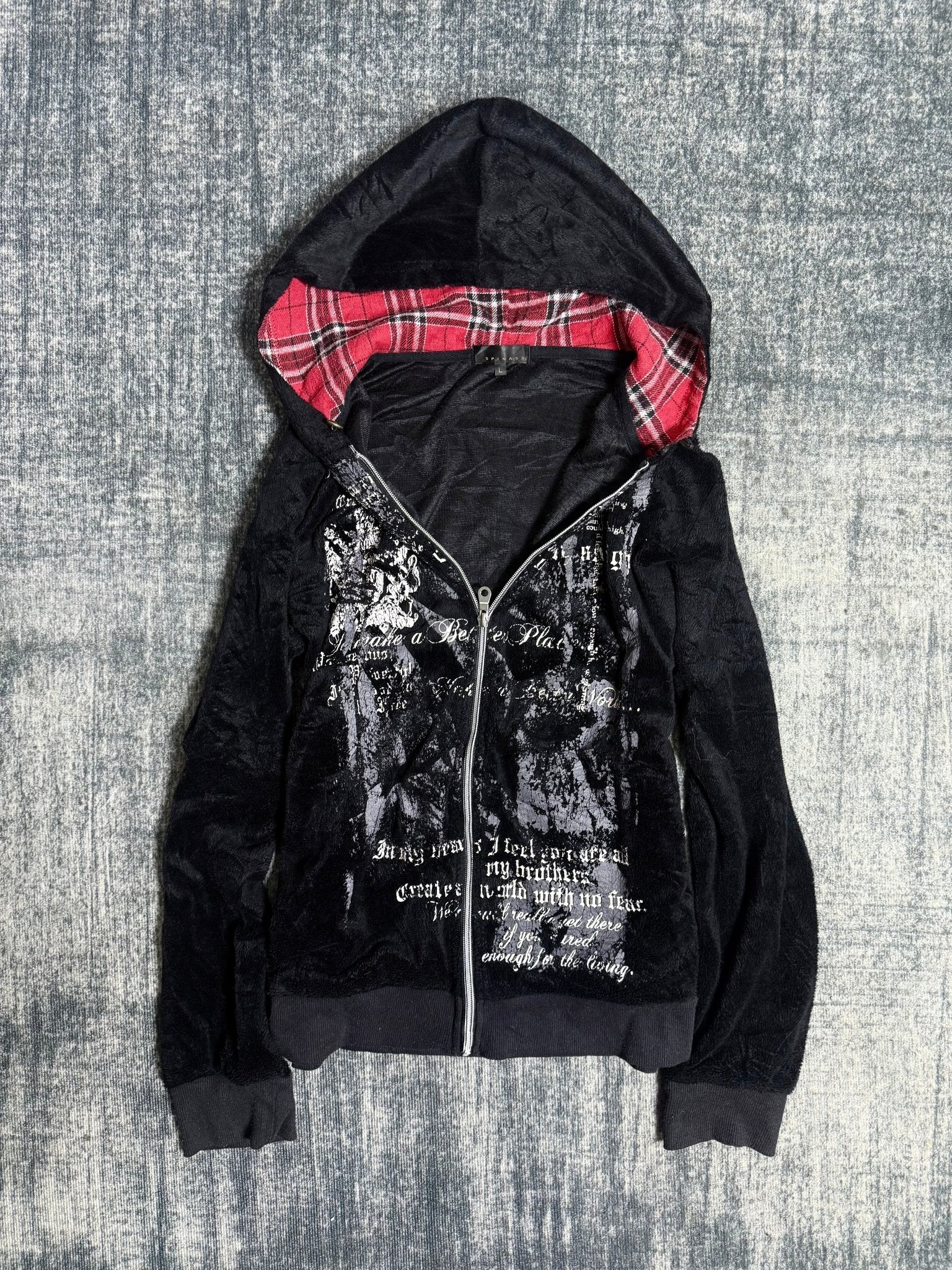 B2V - SPINASH HOODIE ༒ vintage streetwear thrift y2k clothing by B2V_BAD2WEAR