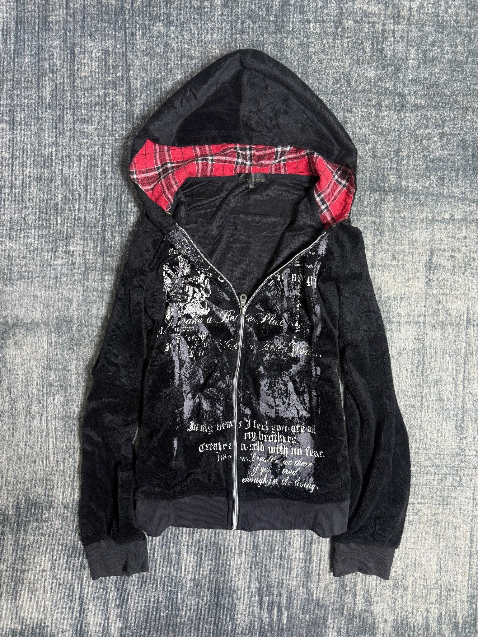 B2V - SPINASH HOODIE ༒ vintage streetwear thrift y2k clothing by B2V_BAD2WEAR