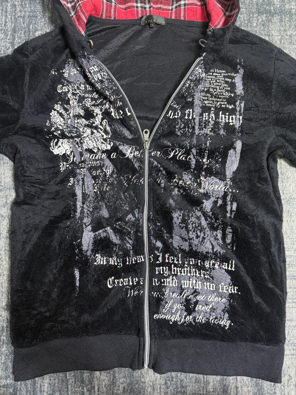 B2V - SPINASH HOODIE ༒ vintage streetwear thrift y2k clothing by B2V_BAD2WEAR