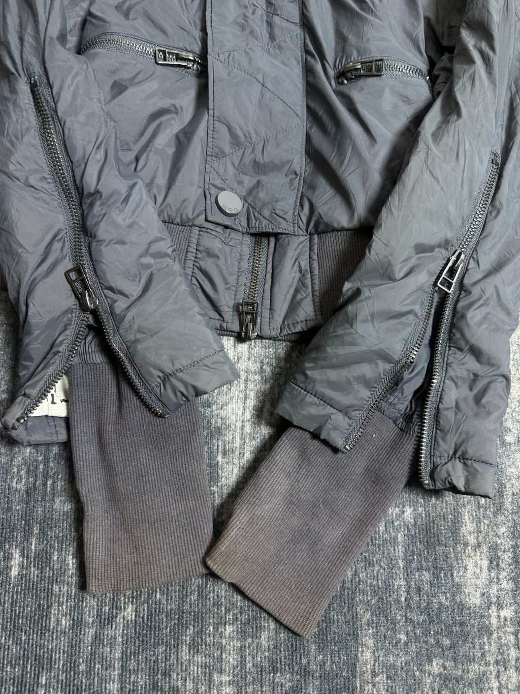 B2V - SPIRAL GIRL DOUBLE ZIP JACKET༒ vintage streetwear thrift y2k clothing by B2V_BAD2WEAR