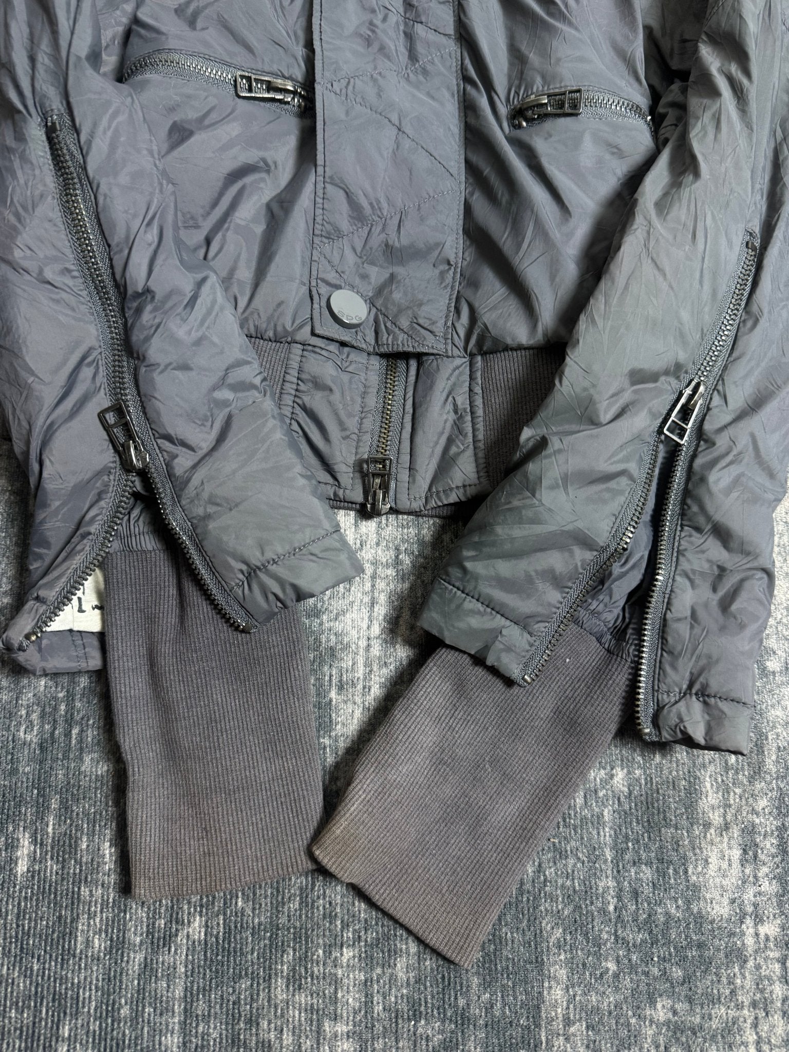 B2V - SPIRAL GIRL DOUBLE ZIP JACKET༒ vintage streetwear thrift y2k clothing by B2V_BAD2WEAR